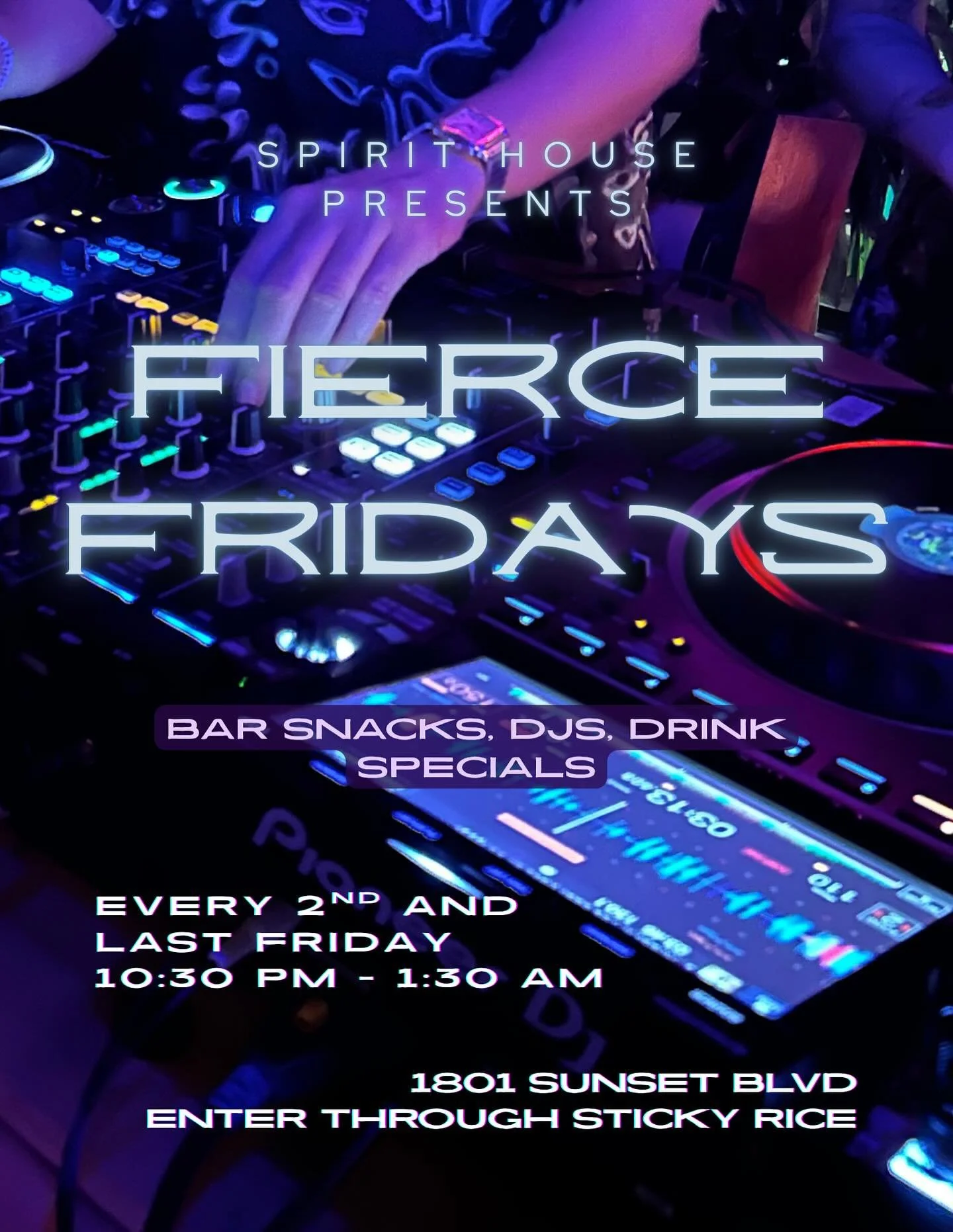 INTRODUCING: ❤️&zwj;🔥FIERCE FRIDAYS❤️&zwj;🔥

A new monthly party with hot music and ice cold drinks🍹🥂🍻🍸

This week&rsquo;s event featuring sounds by @dj_adaj 🎧

RSVP LINK IN BIO