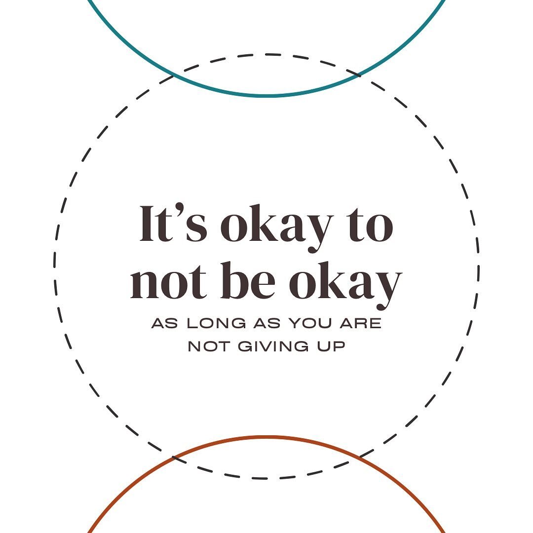 The phrase &ldquo;it&rsquo;s okay to not be okay&rdquo; weighs in my mind... because I believe it, I also believe it can be damaging.

Yes it&rsquo;s okay to not be okay. I fully back that statement. Because our lives our filled with ups and downs. A