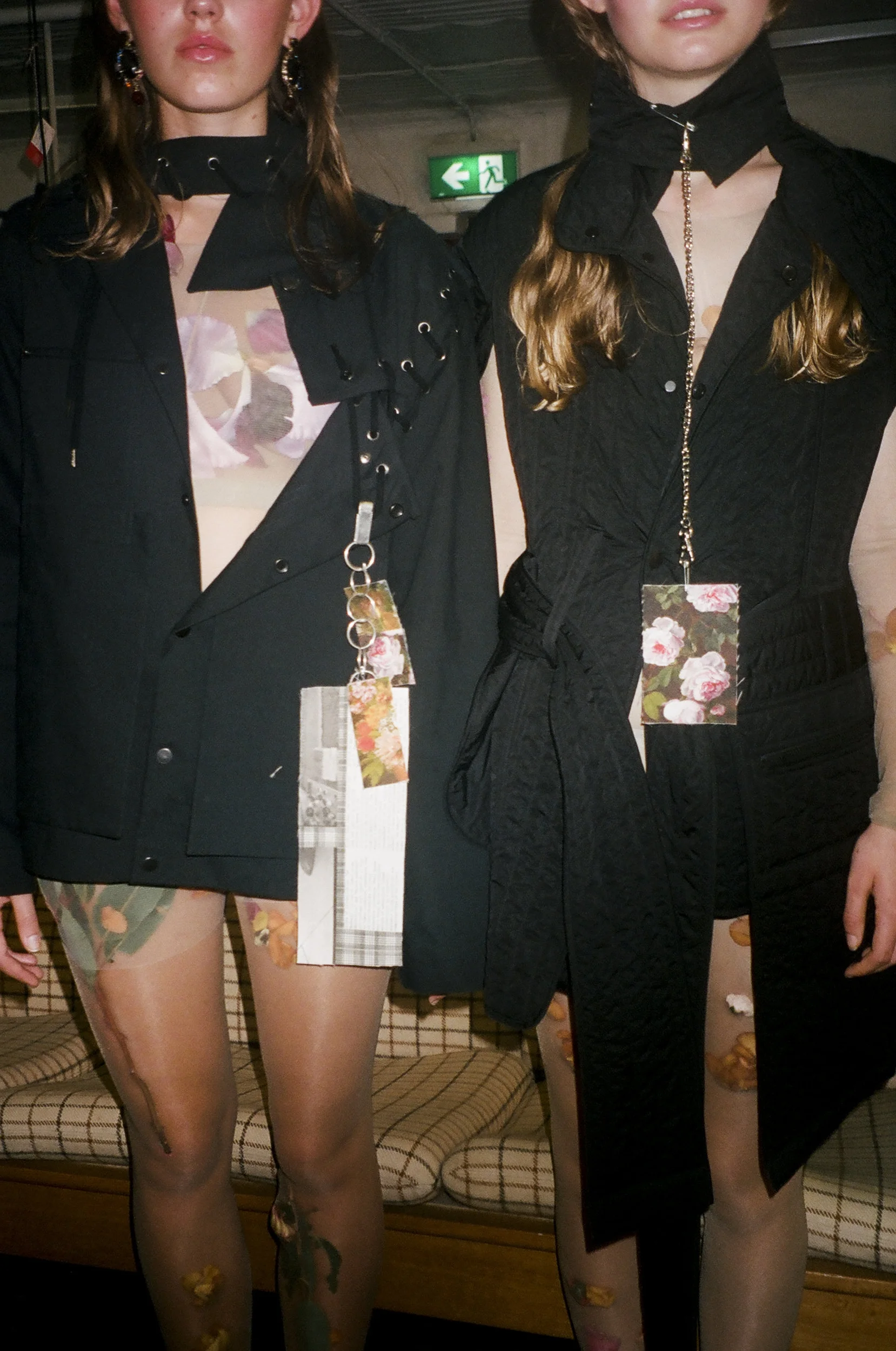Sarah & Kymberley wears Samantha Diorio & Jake Paraskeva accessory tags