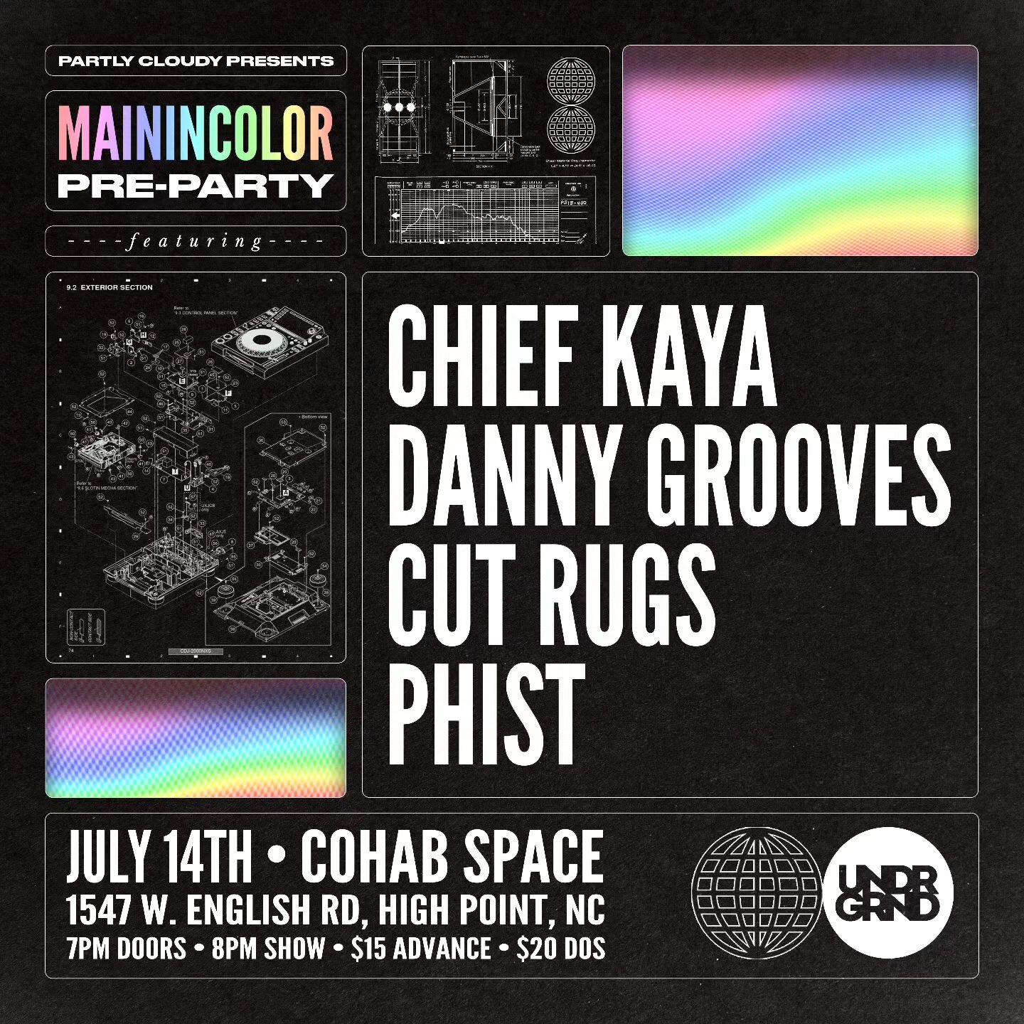 Big one next month in NC w/ @chief.kaya @cutrugs &amp; @_phist