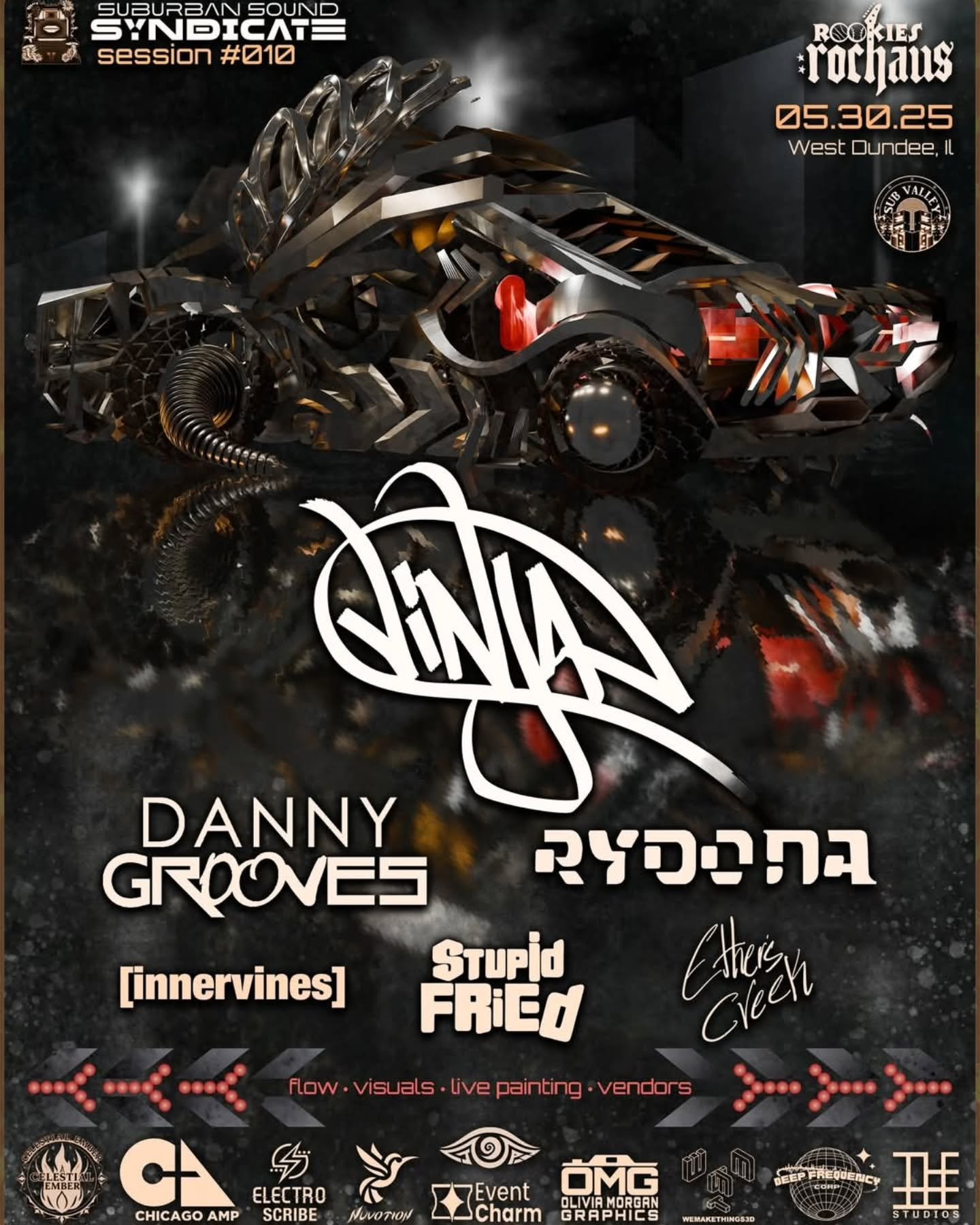 Just announced! MAY 30
Big one on the home turf w/ @vinjasound
@suburbansoundsyndicate

TOMORROW: AUSTIN @voodooroom
SATURDAY: SEATTLE @substation.seattle

🤘