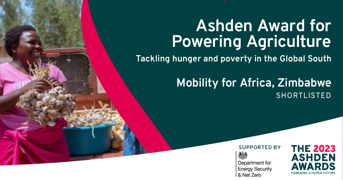 MFA Shortlisted for Ashden Awards 
