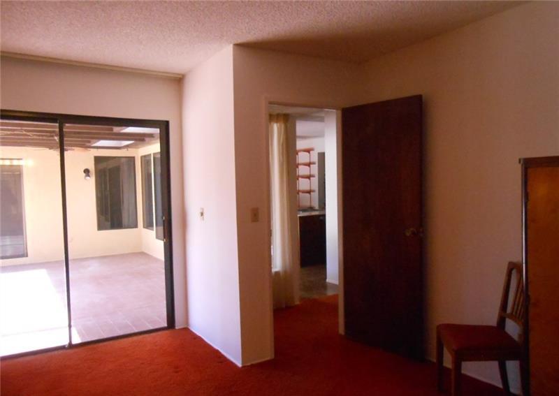 Master Bedroom Patio Sliding Glass Door