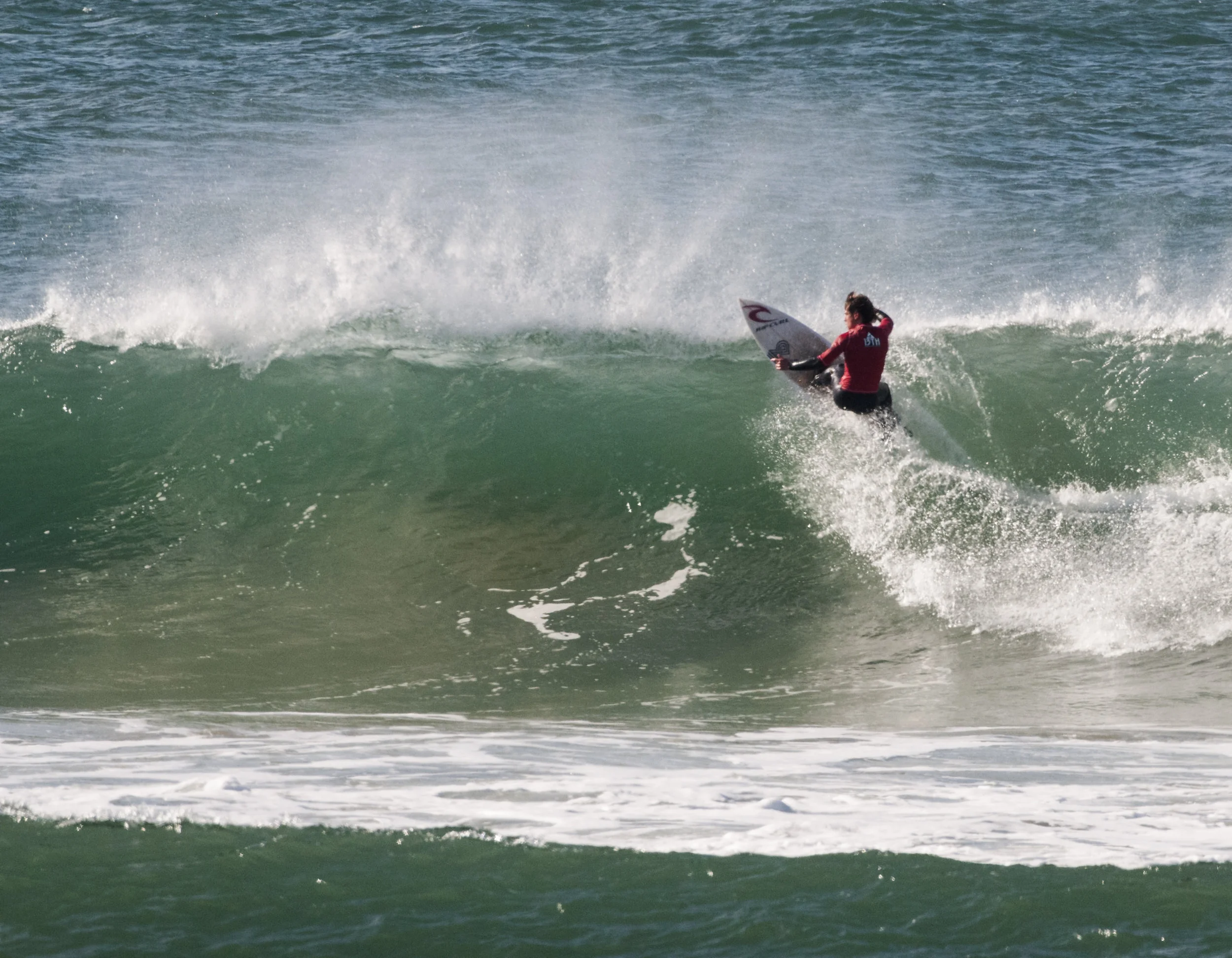 Zeph ripping on his way to his first Open A final.