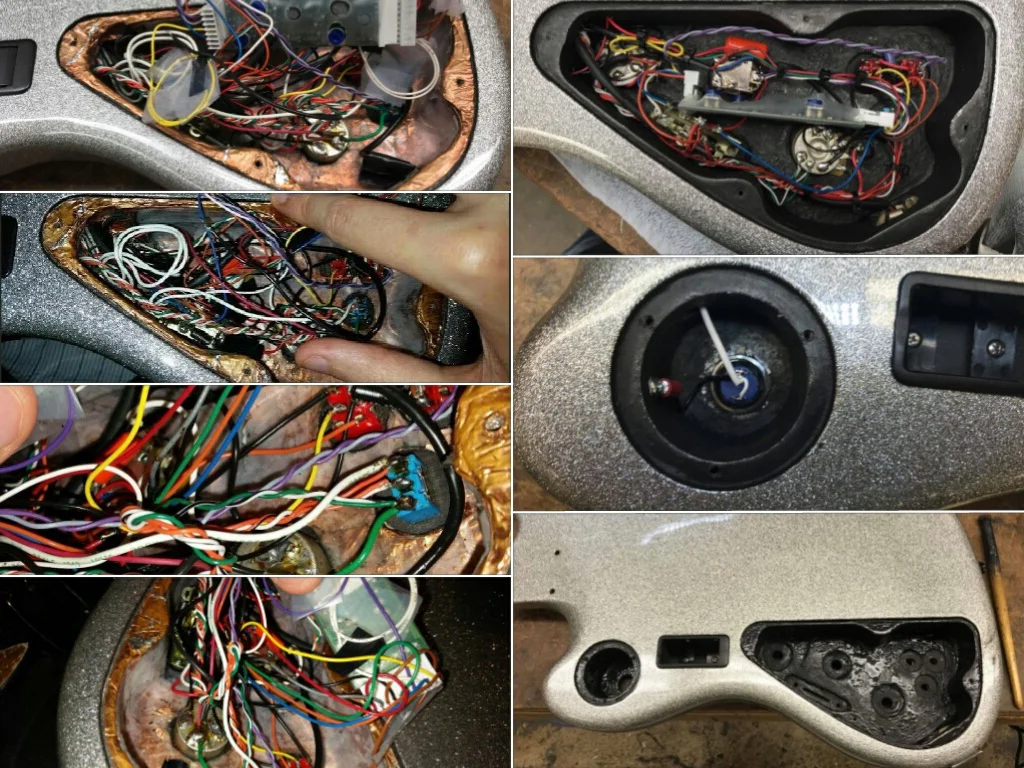 Seriously, look at that wire/electrical spaghetti… my goodness… All that had to go