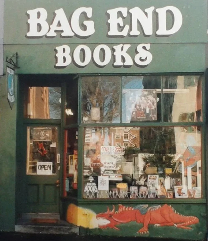 Bag End Books shopfront (photo credit Michael Hazlett)