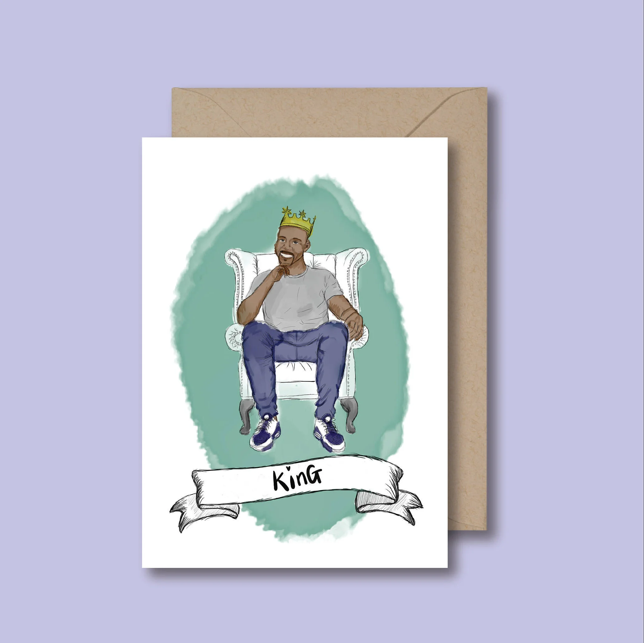 KN: King Blank Card