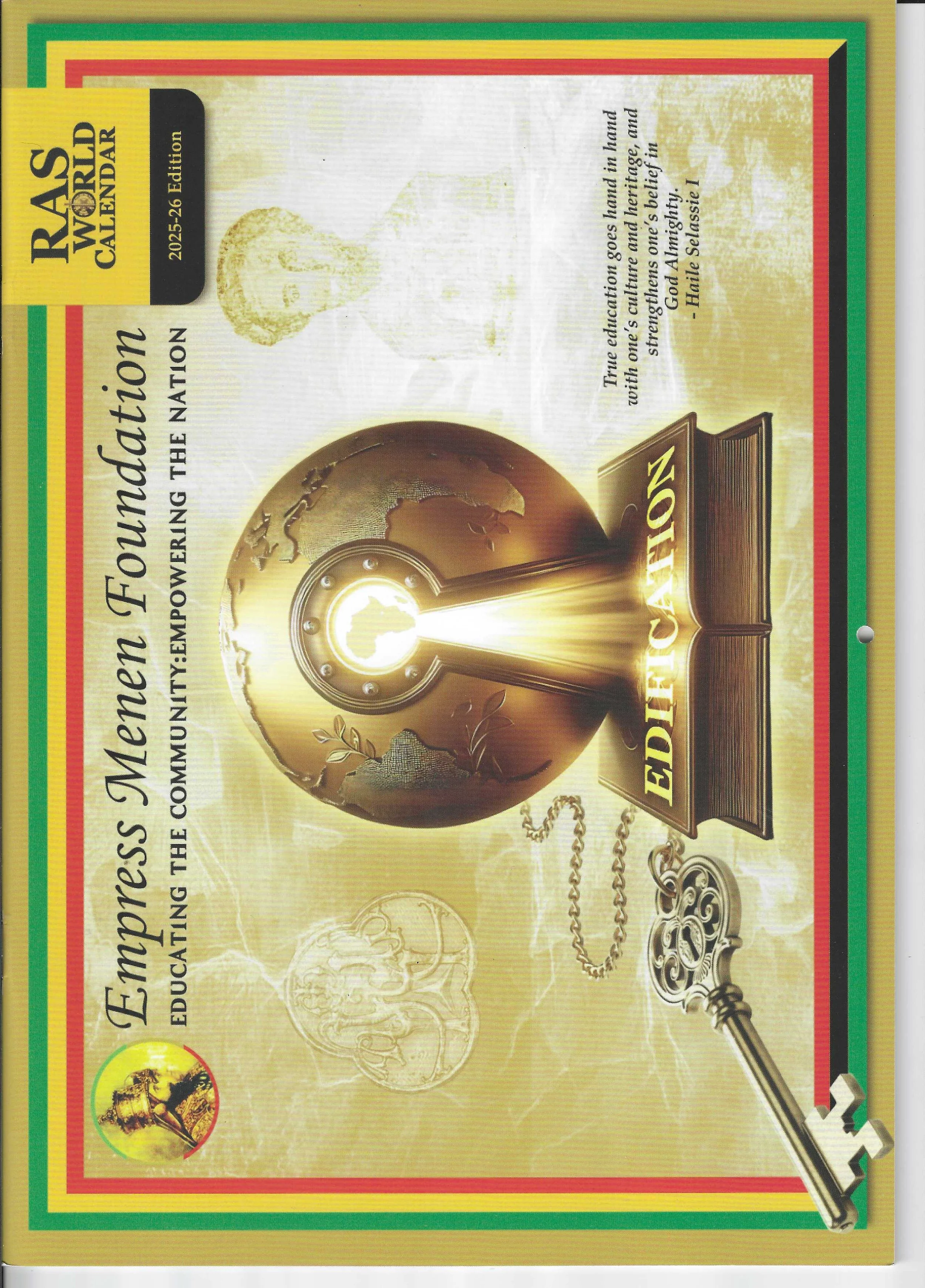 Empress memenen Foundation 2025-2026 Calendar