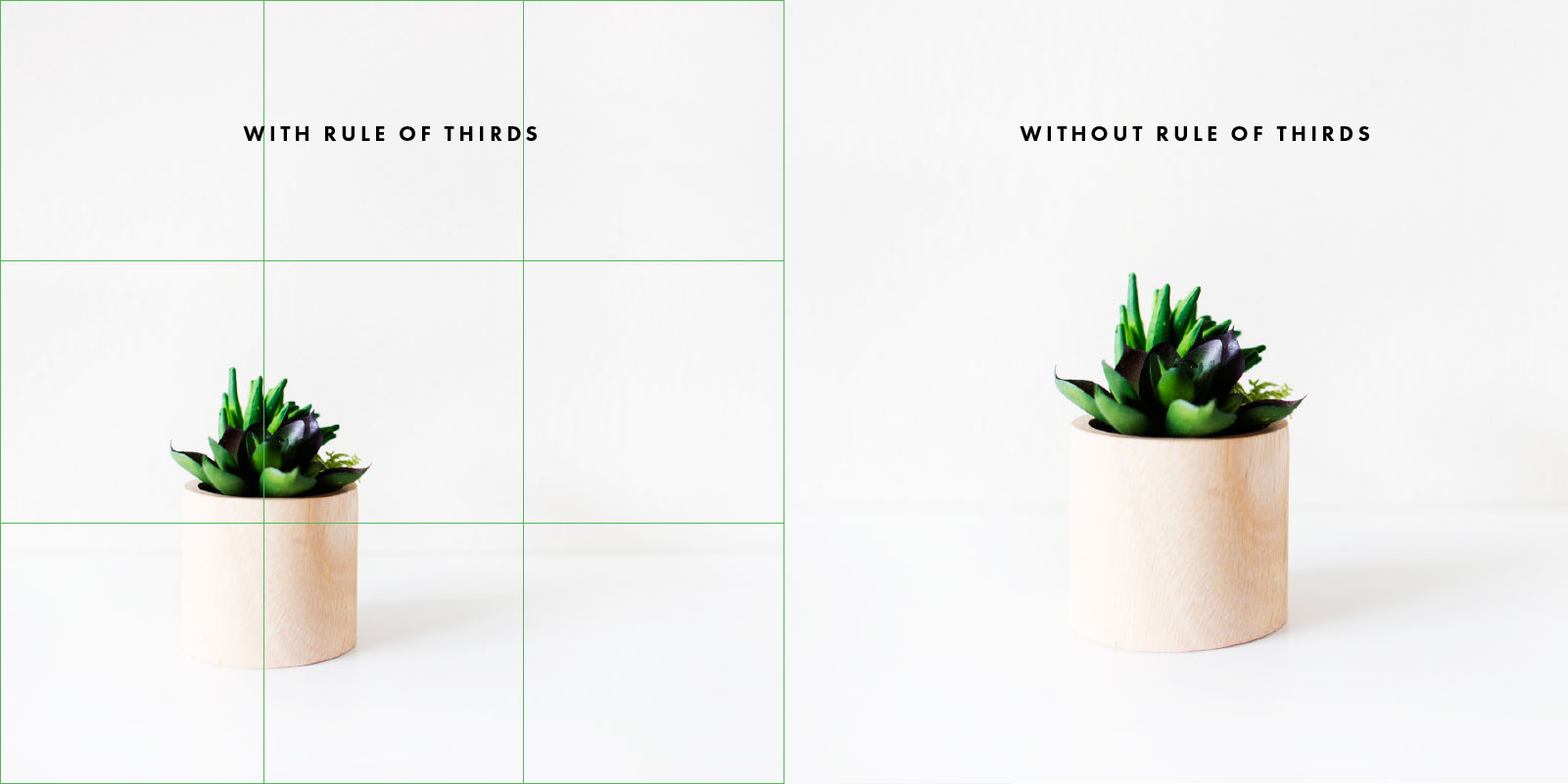 Image from ItsPinkPot Rule of Thirds: Instagram