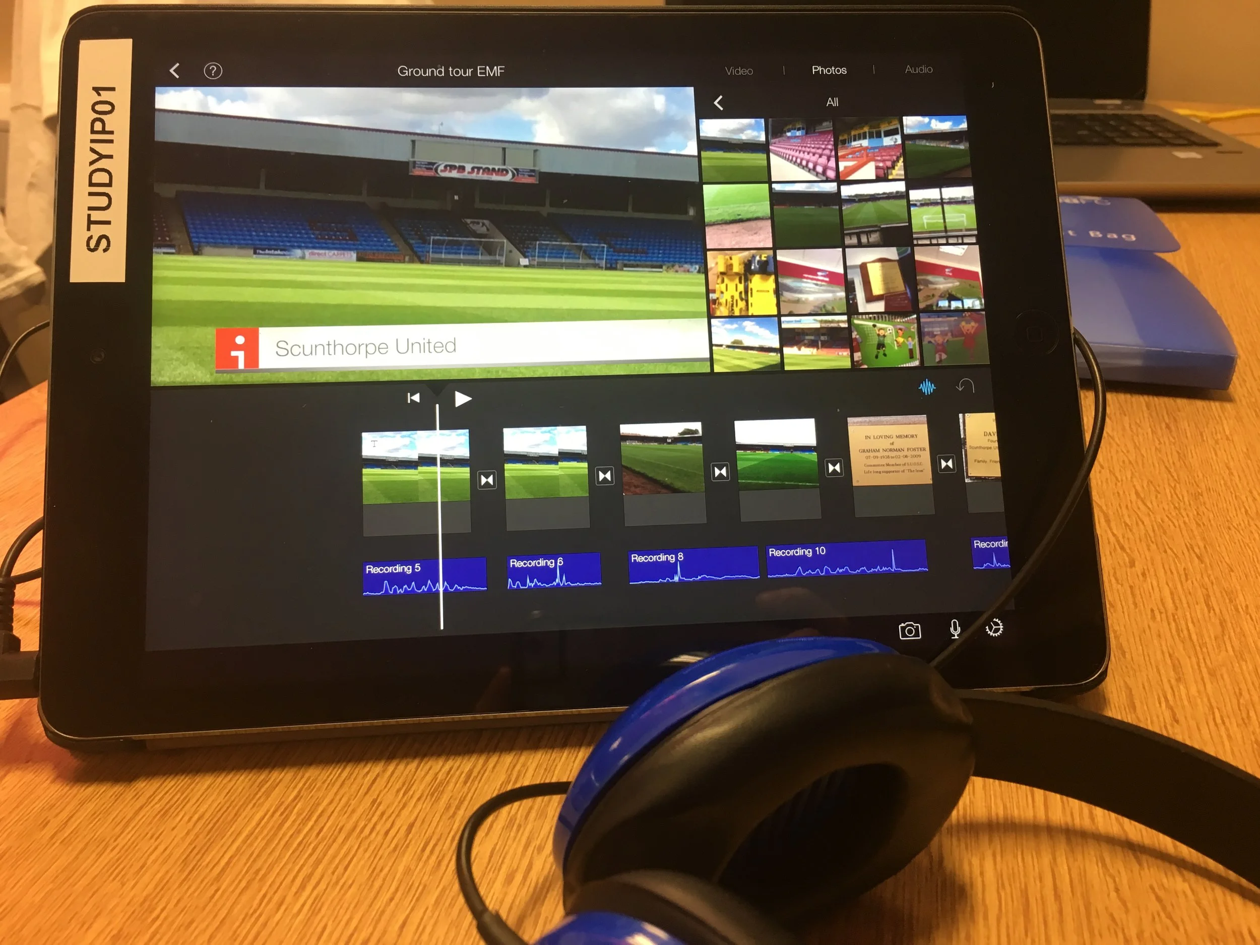 Glanford Park Ground Tour and iMovie creation