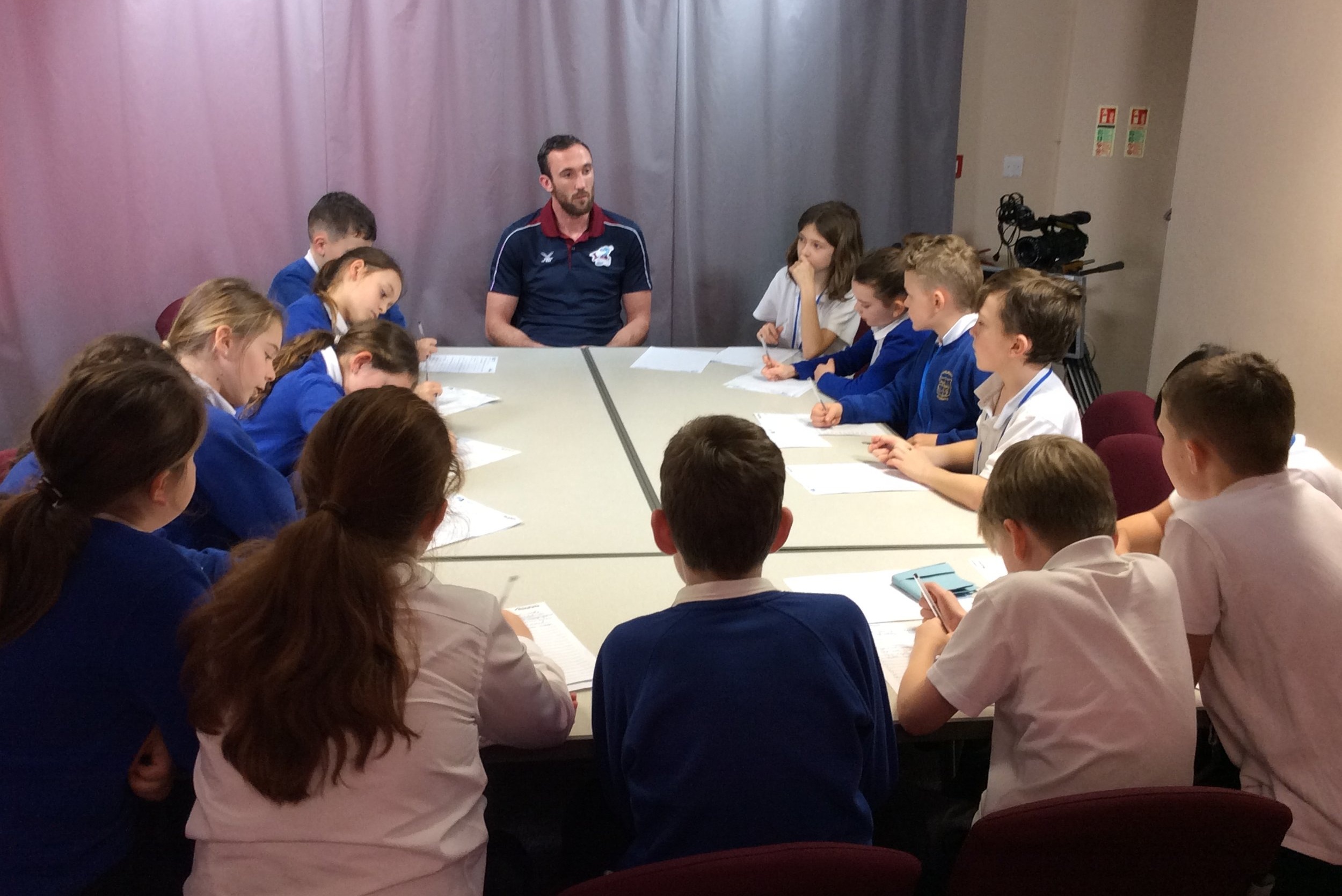 Rory McArdle with Brigg Primary