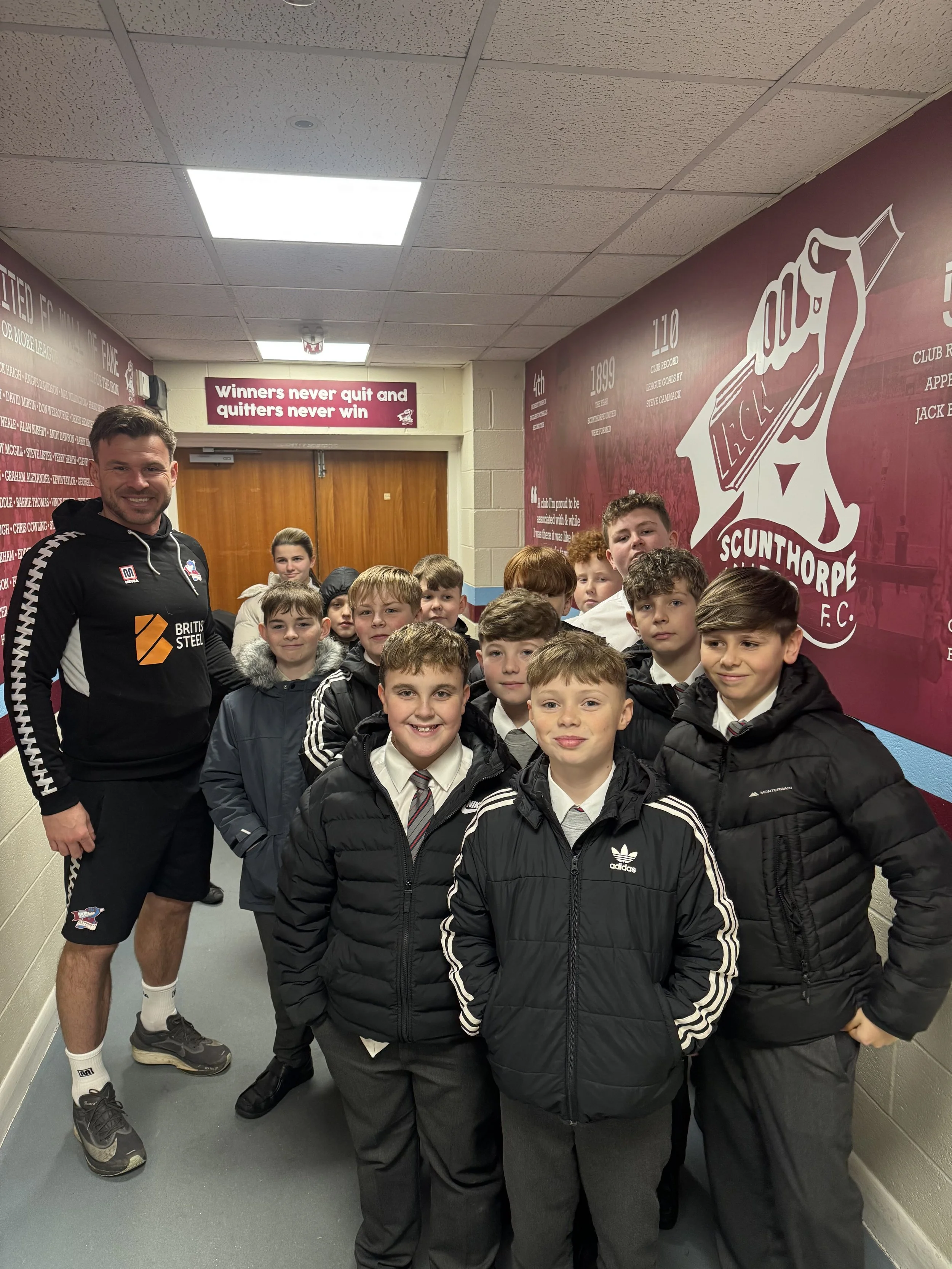 Scunthorpe United Reading Stars - Berkeley Primary and Frederick Gough