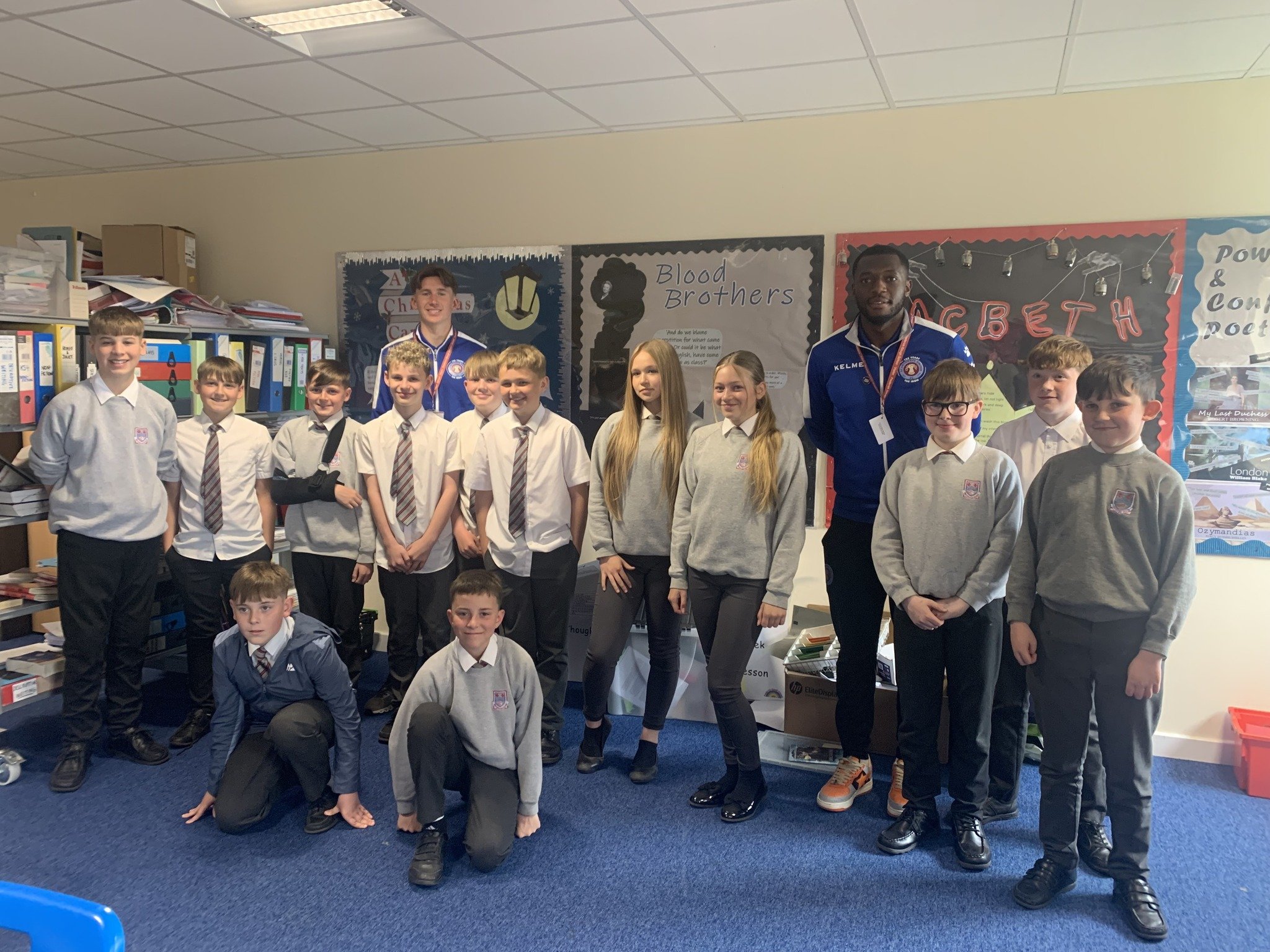 Scunthorpe United Reading Stars - Frederick Gough Player Visit