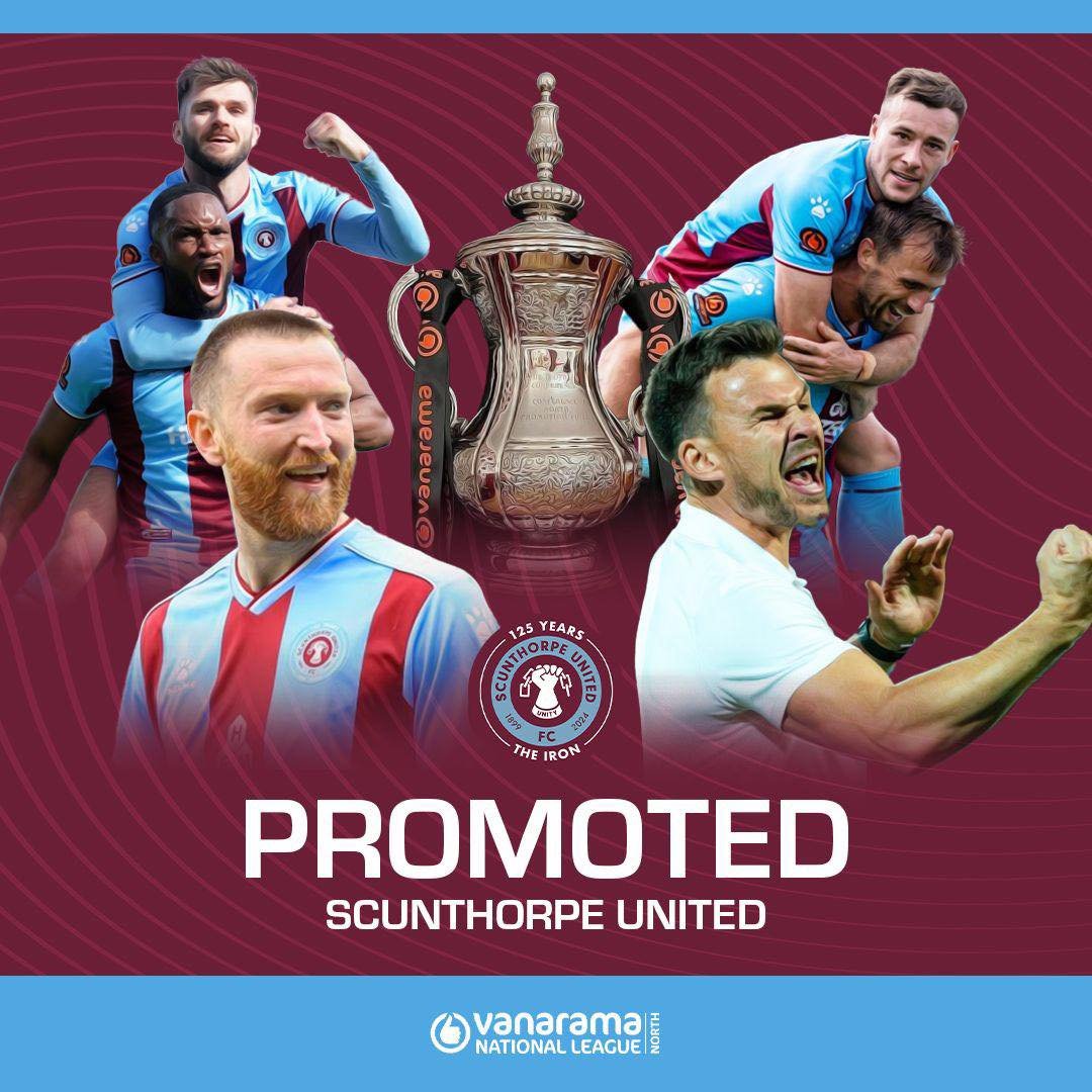 Scunthorpe United Promoted!!