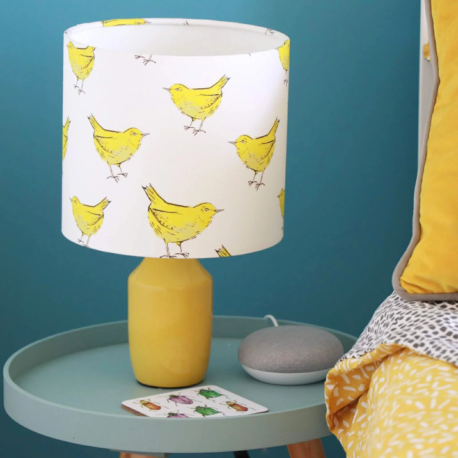 Yellow+Bird+Lampshade+for+Seed+Home+Designs+Tween+Room.jpg