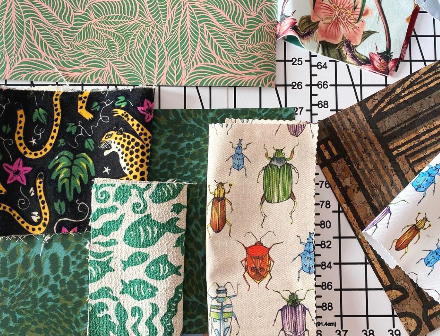 Quirky and colourful designer fabrics
