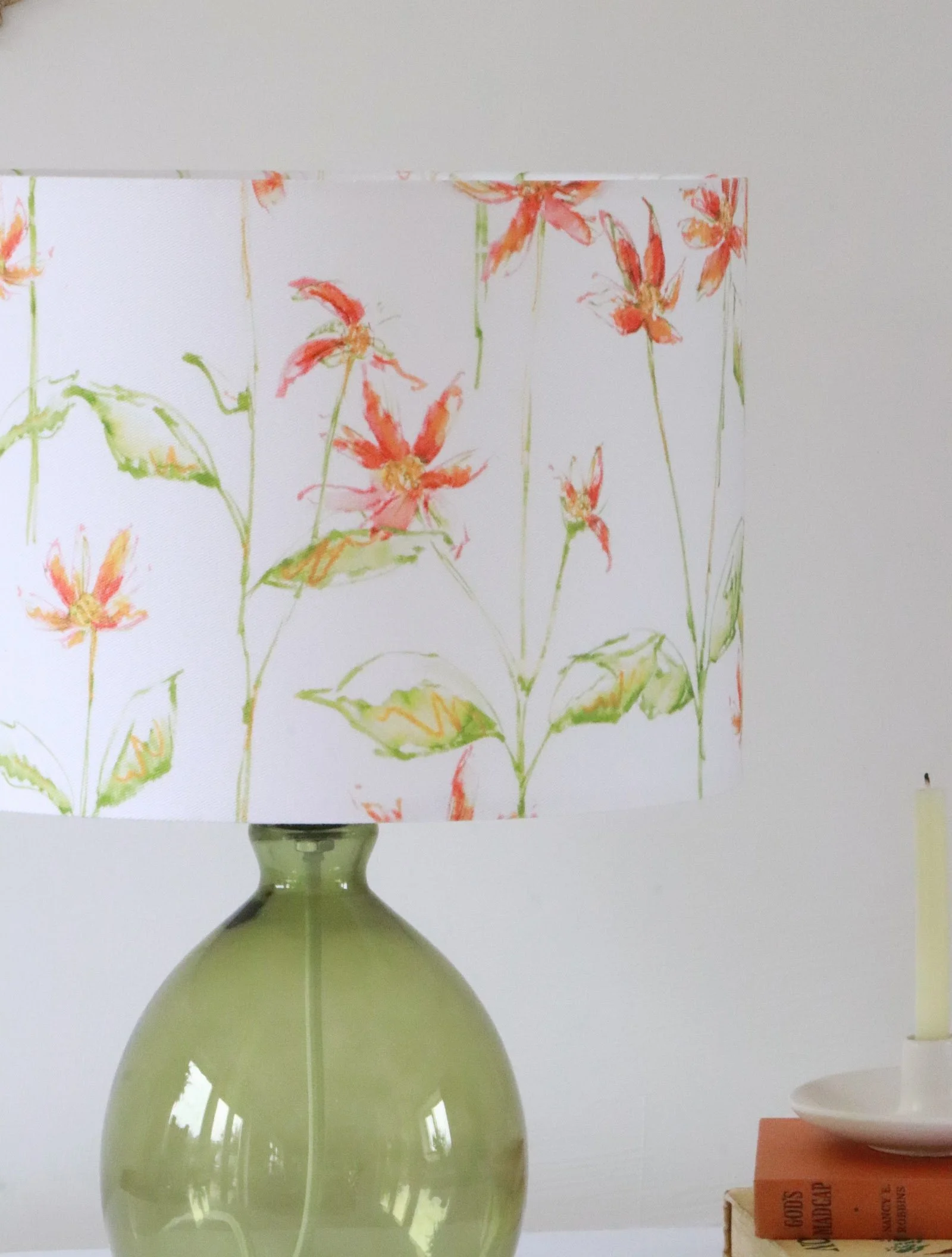 Autumn Daisies Lampshade-Cornwall