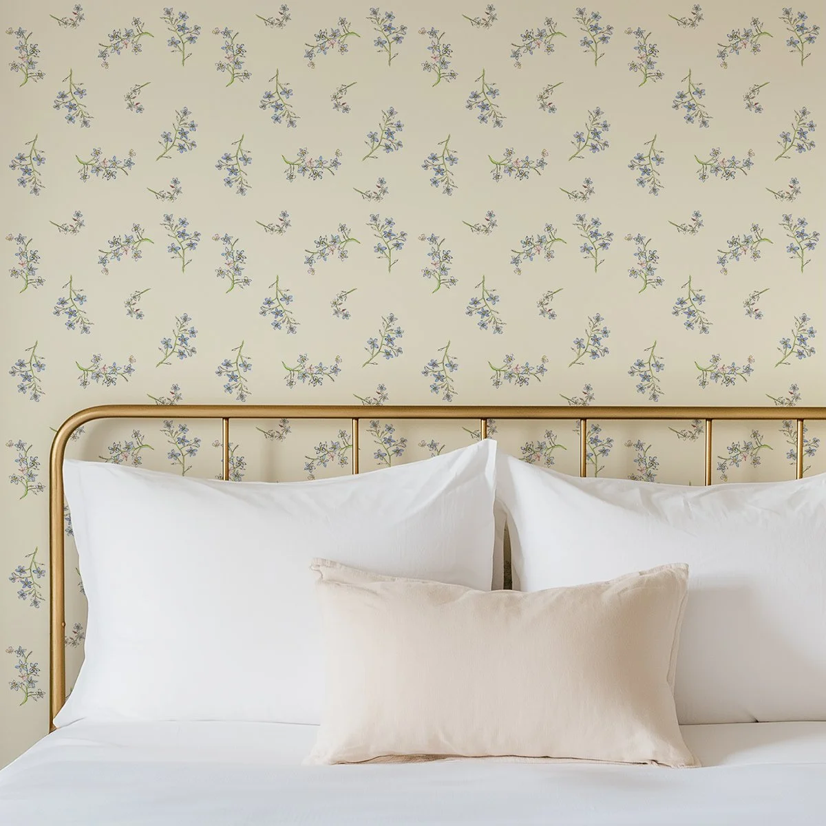 Forget-me-not-wallpaper in bedroom.jpg