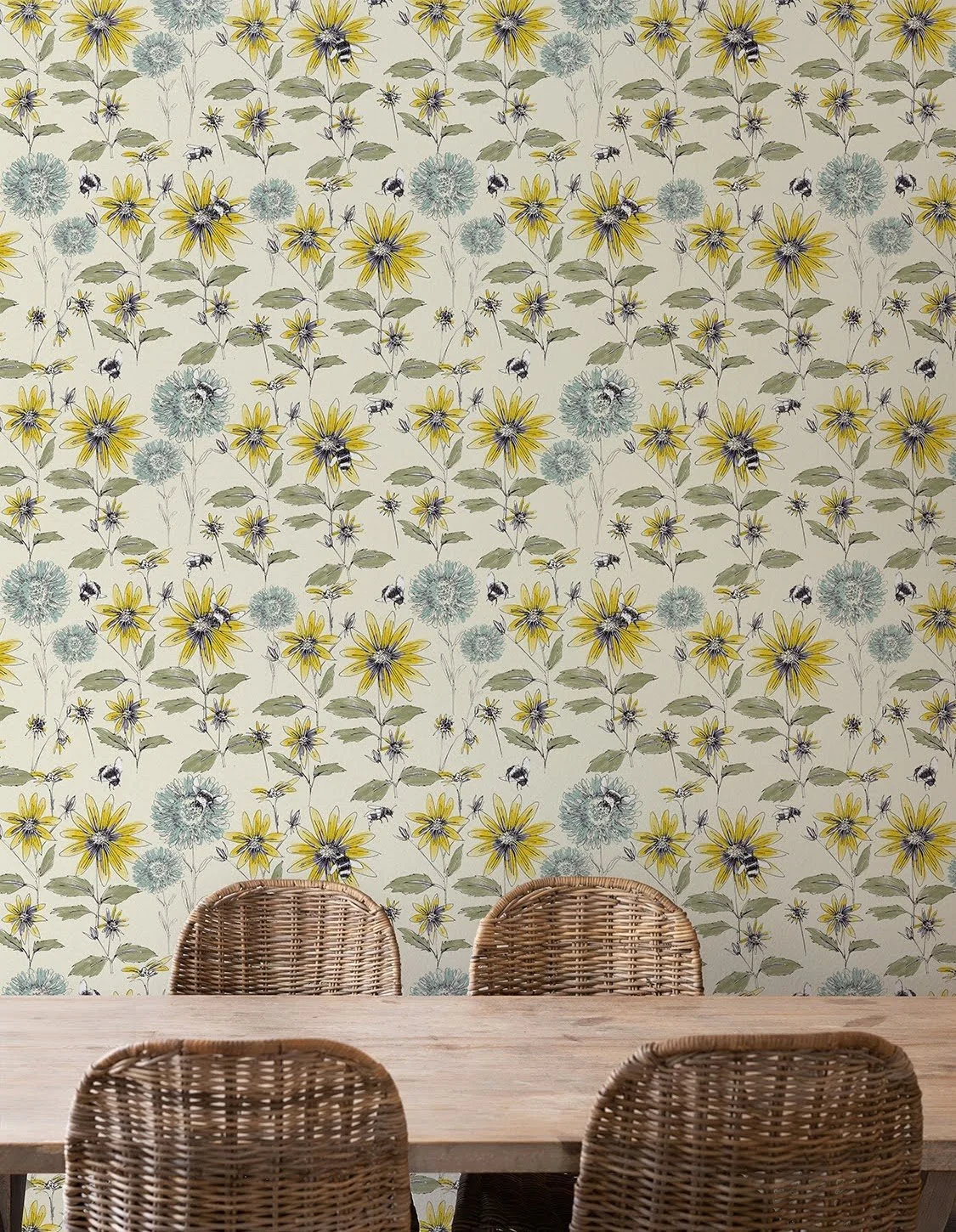 Wicker-diningroom-bumblebee-wallpaper.jpg