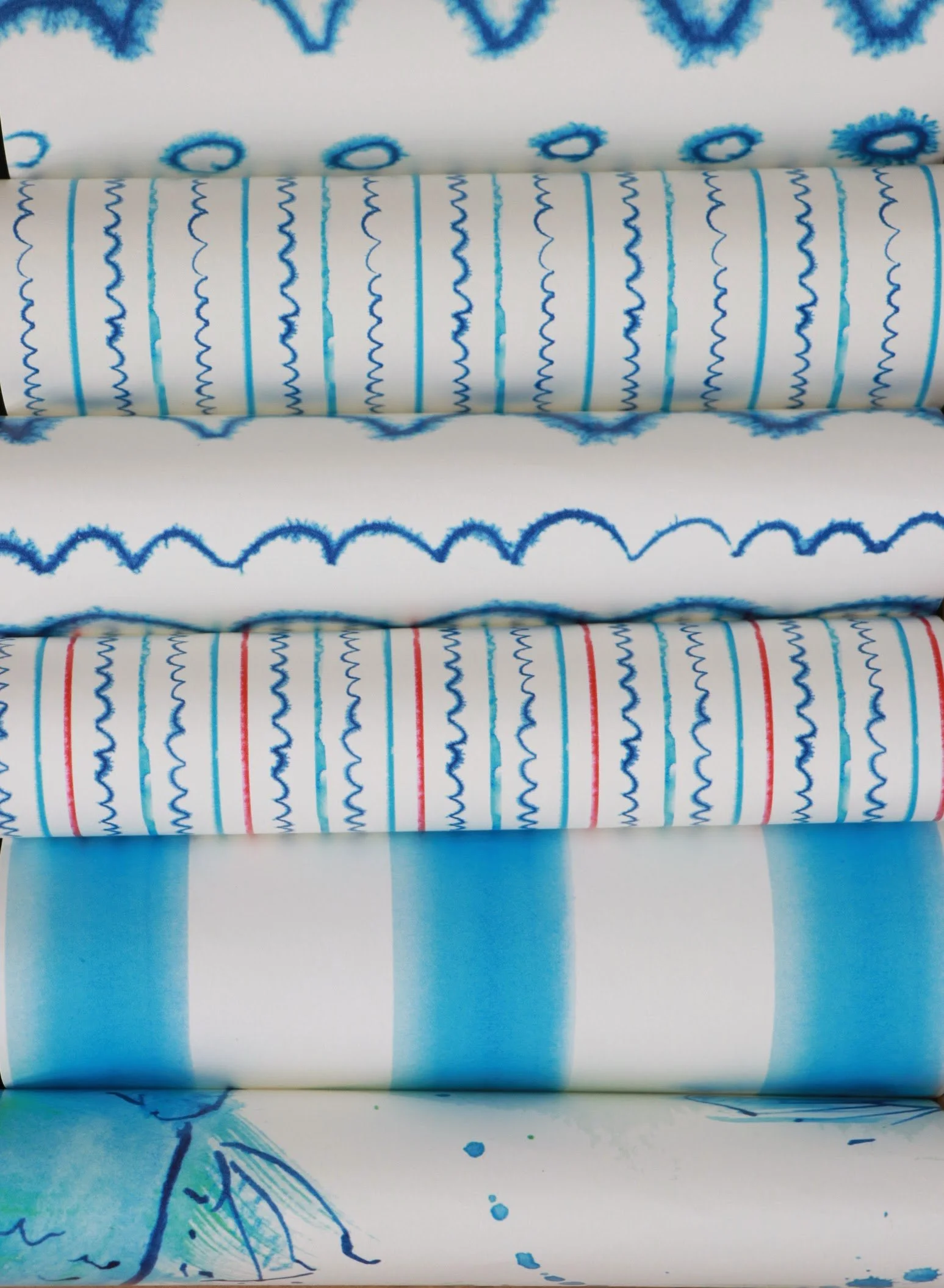 Sea Lines Sustainable Coastal Wallpapers | Cornwall, UK | shop seed home designs