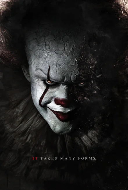 Bill Skarsgård AS "PENNYWISE" IN "IT", PRODUCED BY NEW LINE CINEMA