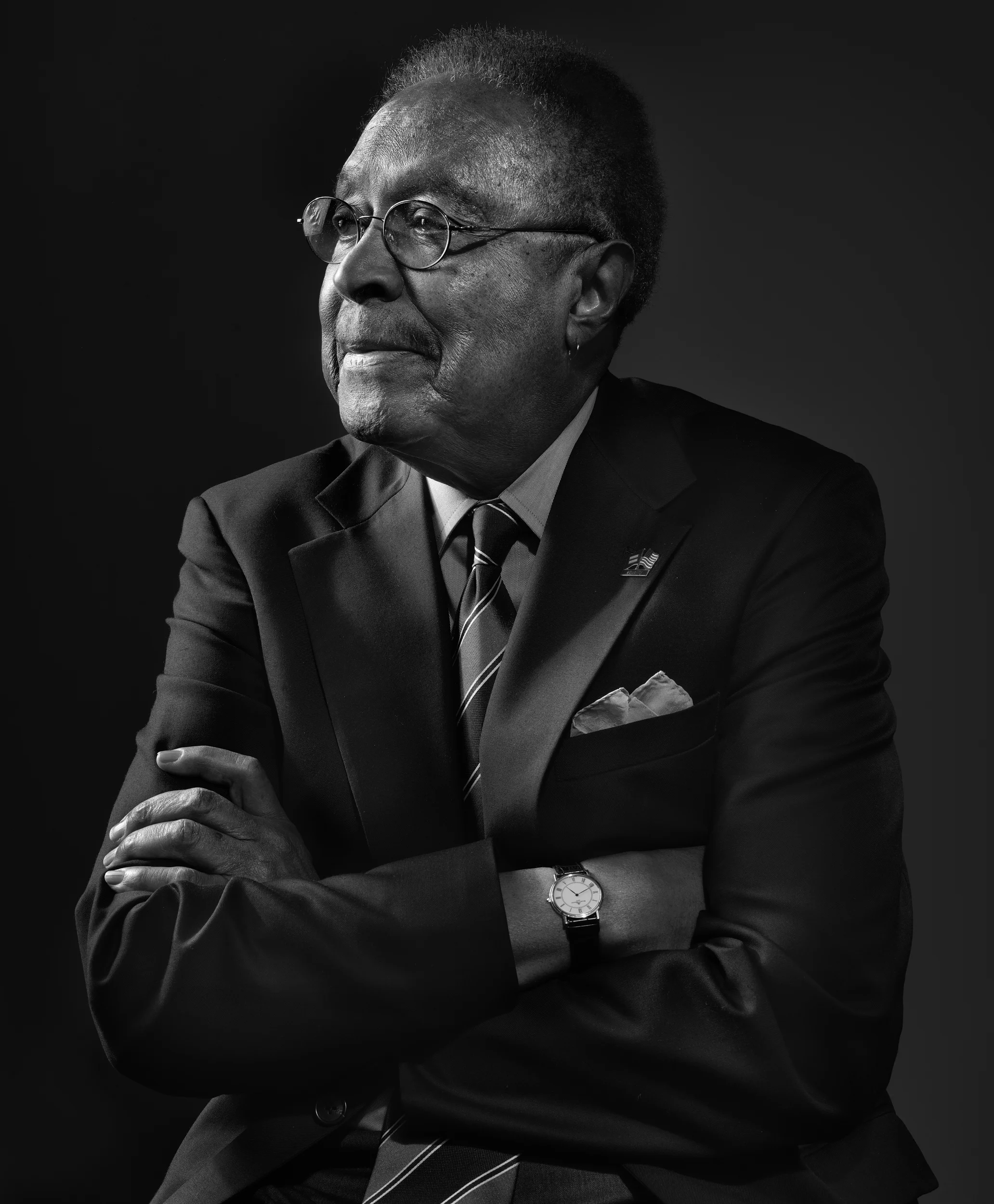CLARENCE B. JONES, Martin Luther King, Jr.’s speechwriter and personal attorney, Studio, New York City, 2013