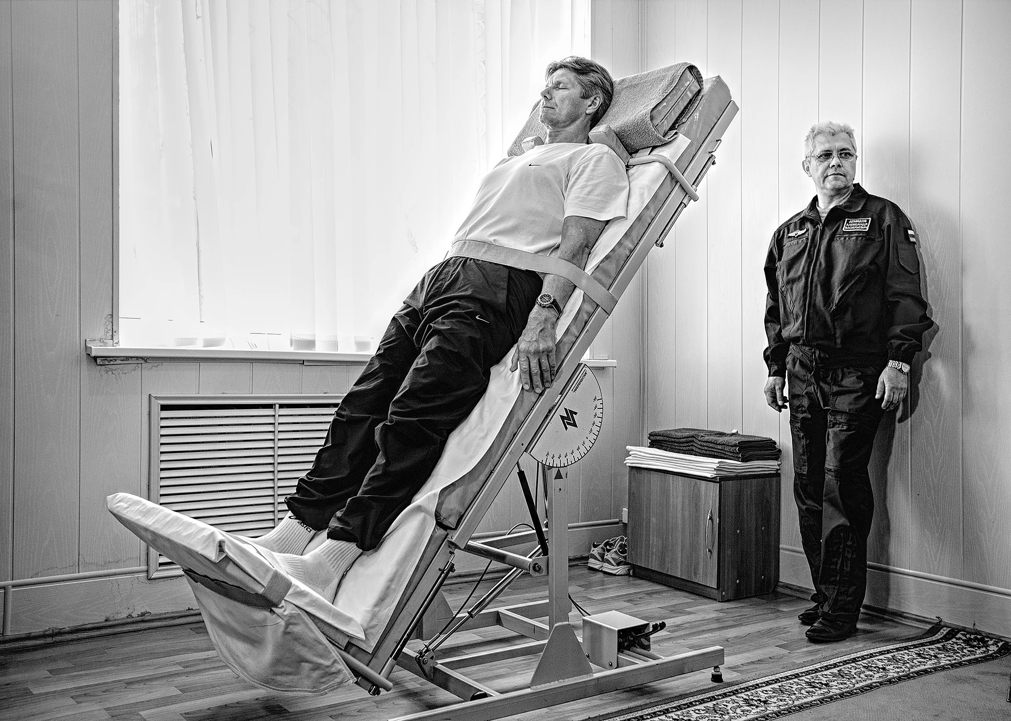 GENNADY PADALKA. LAST MEDICAL BEFORE FLIGHT.