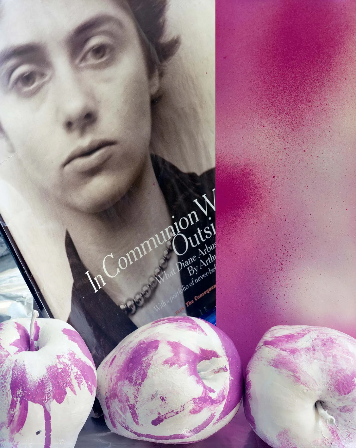 NYT Magazine With Diane Arbus And Painted Apples