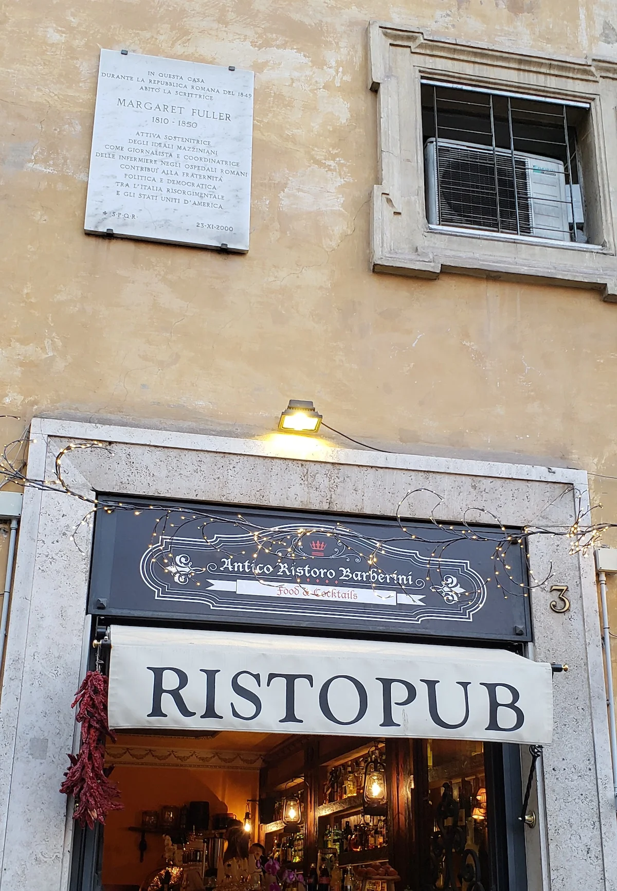 MF Plaque, Rome