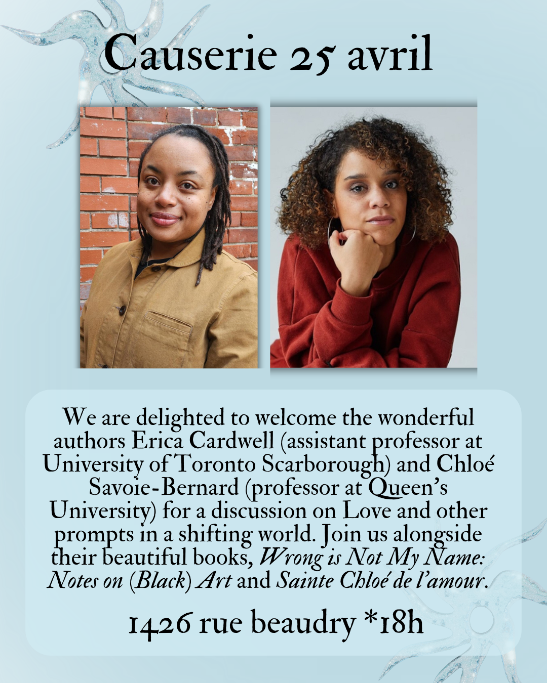 “Love and other prompts in a shifting world” - A conversation with author, Chloé Savoie Bernard