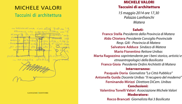 Michele Valori a Palazzo Lanfranchi,  Matera 