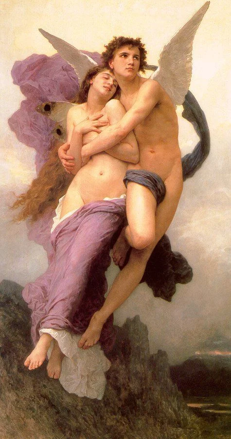 "The Abduction of Psyche" 1895 by William-Adolphe Bouguereau 