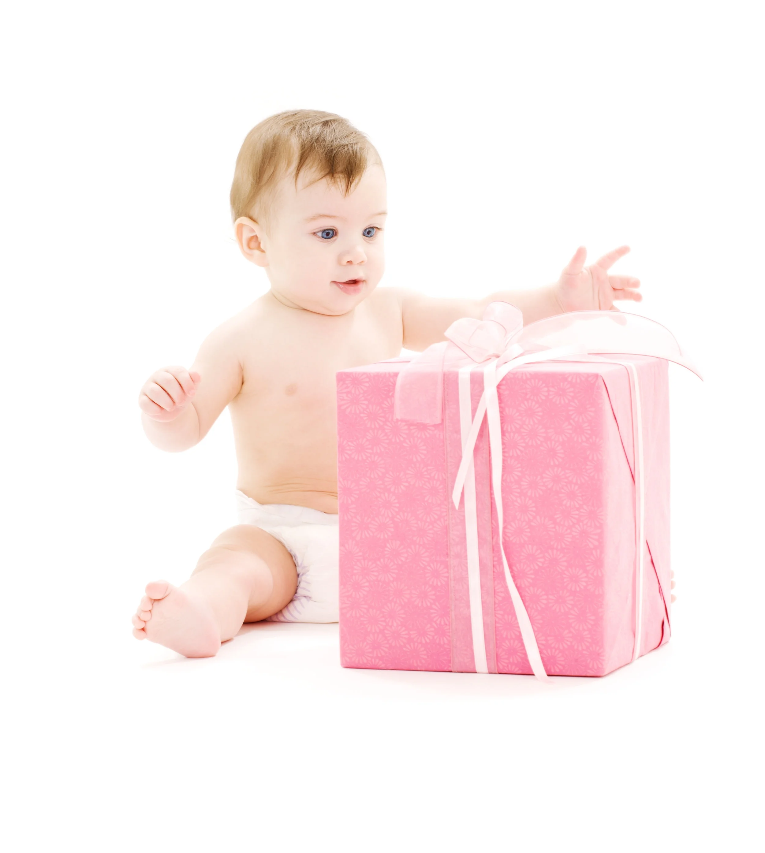 Baby excited to receive Baby Sign Language Basics class as a first birthday gift! Photo by dolgachov/iStock / Getty Images