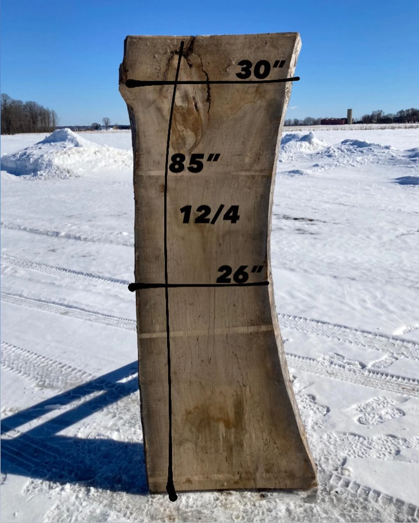 Today&rsquo;s featured slabs;
-Spalted Silver Maple 
-Butternut 
-Sugar Maple 
All slabs are kiln dried and priced by the boardfoot.
DM for more details!
FREE local delivery from Arnprior-Westboro