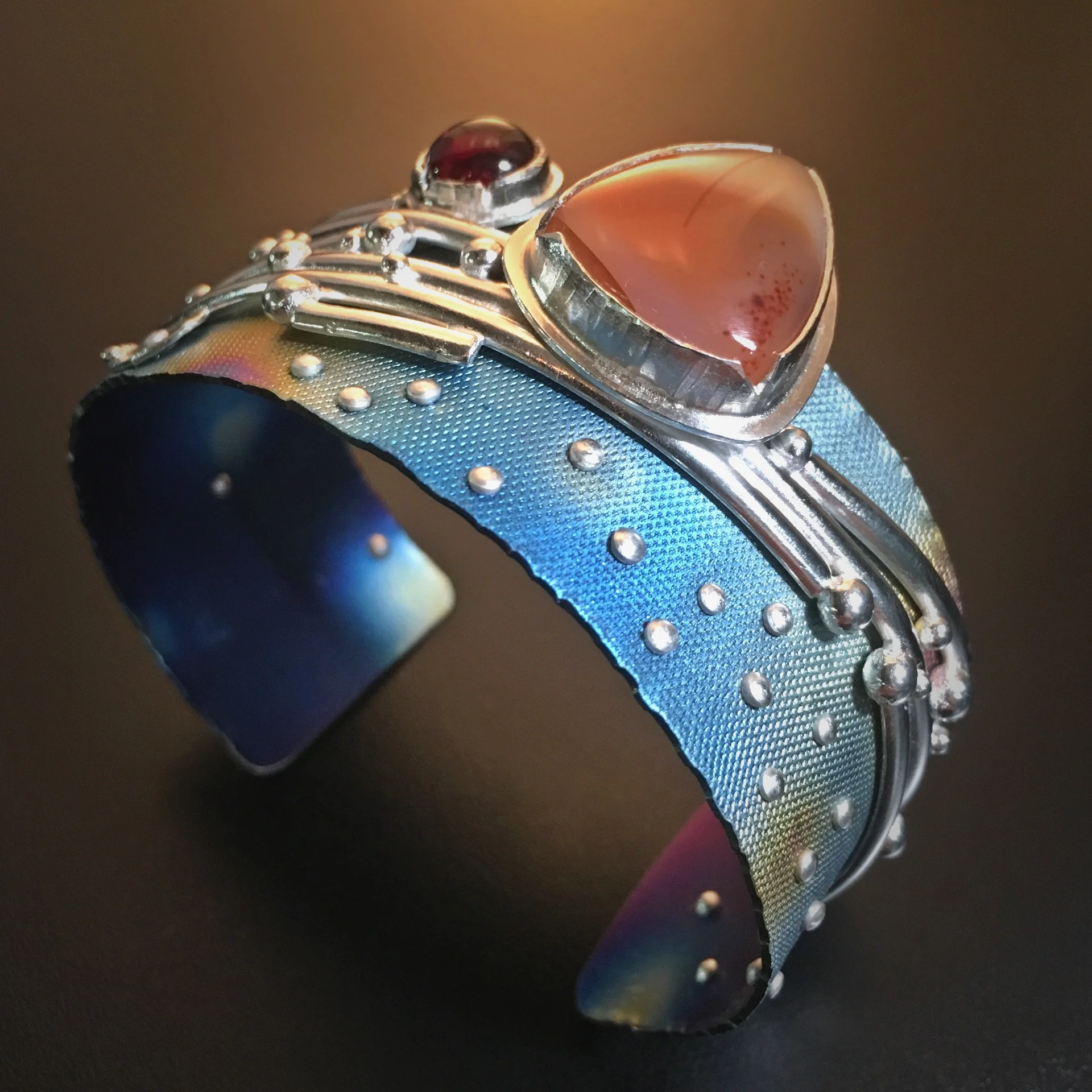 "Arm Candy" cuff &amp; "Over the Top" ring