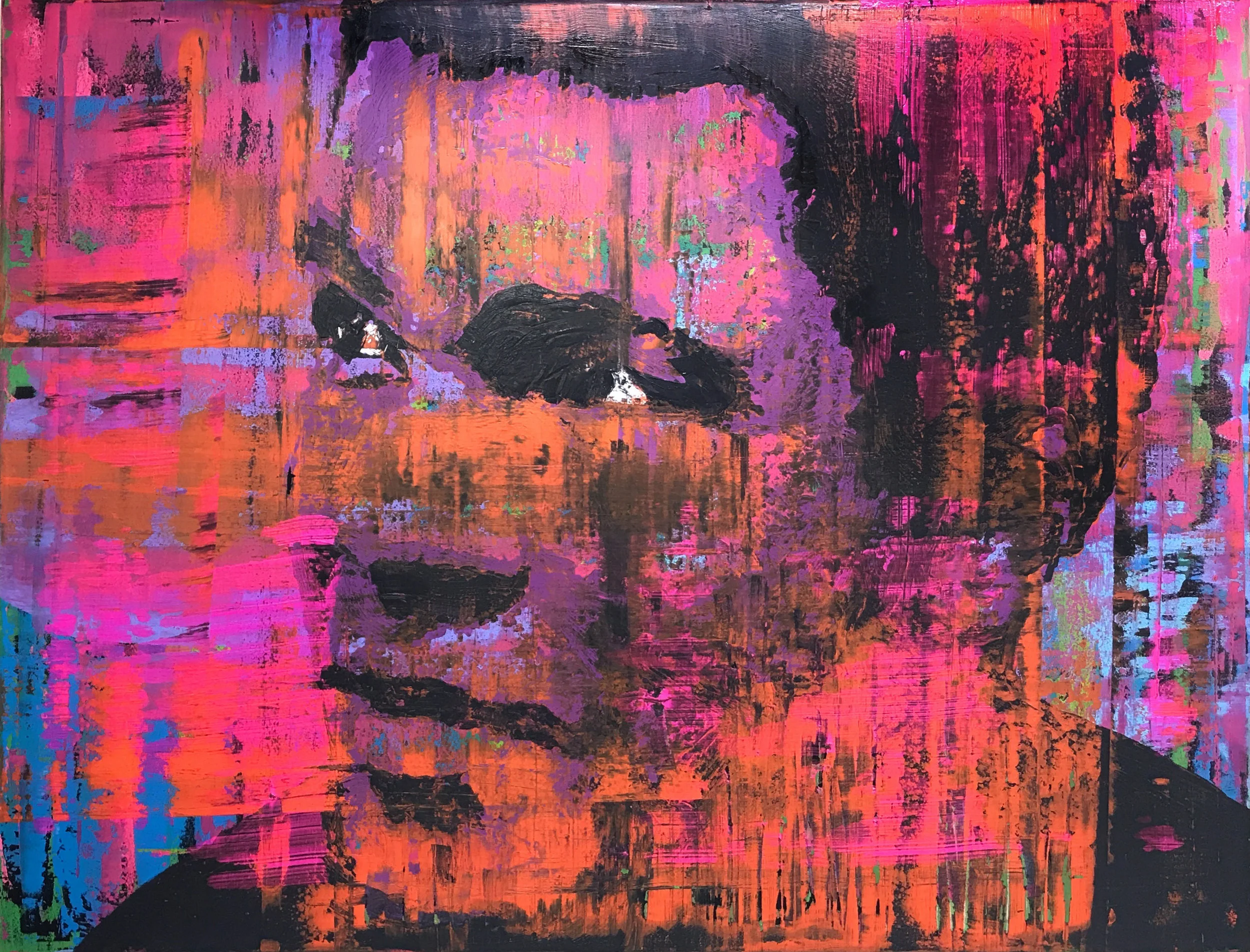 G.O.A.T. - Acrylic on canvas - 72 x 54