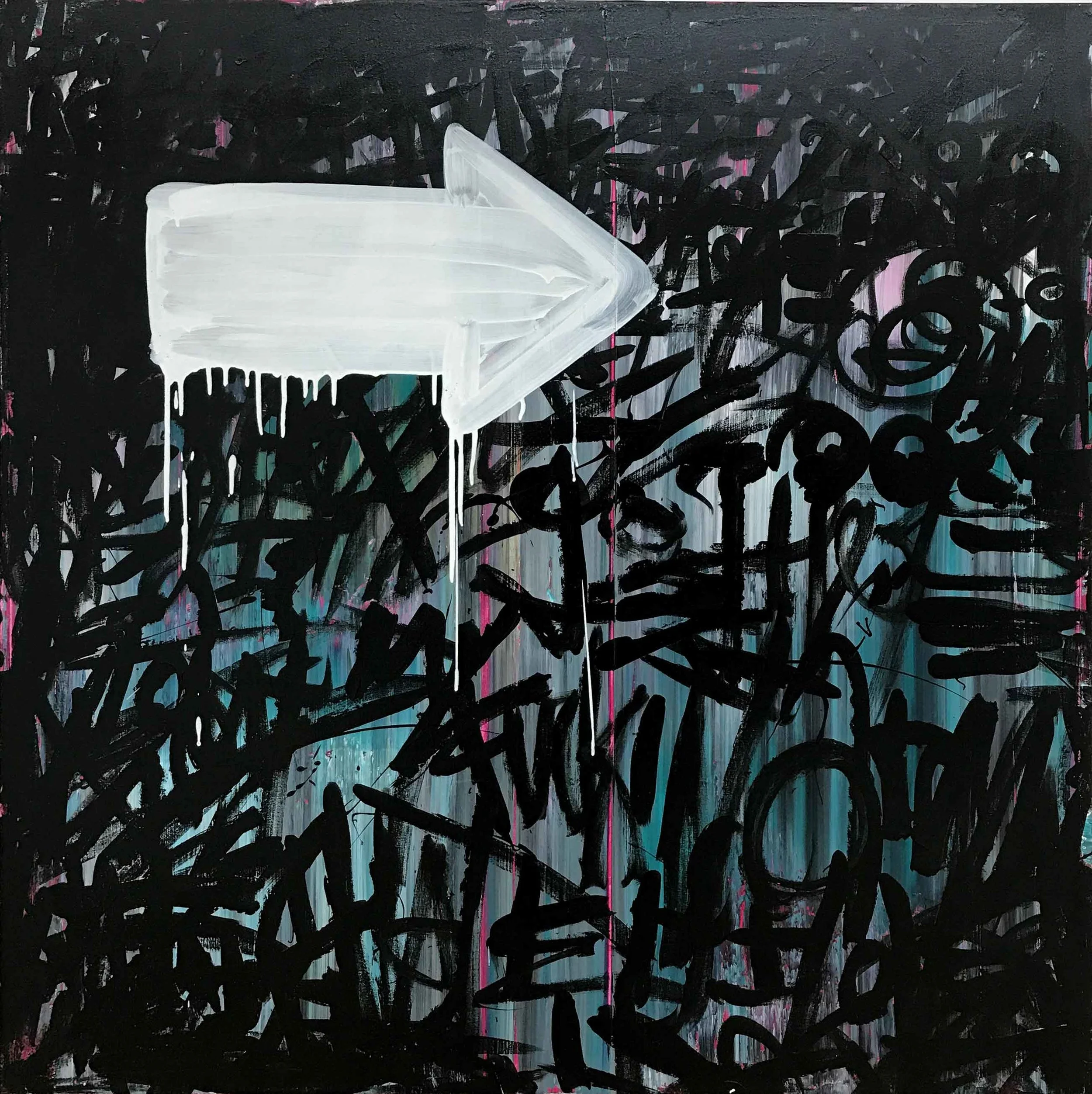 1991 - ACRYLIC ON CANVAS - 48 X 48