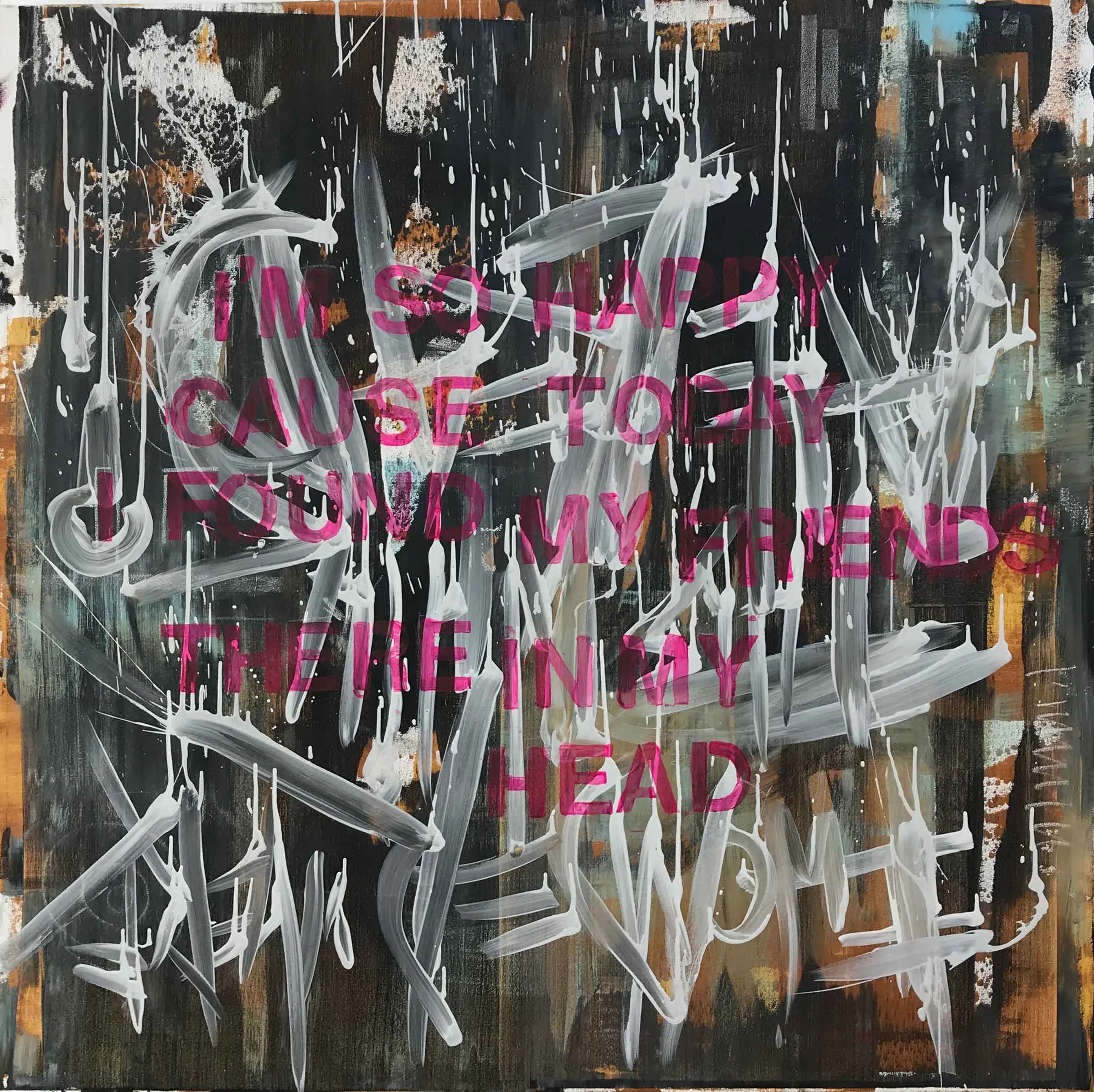 LITHIUM - ACRYLIC ON CANVAS - 48 X 48