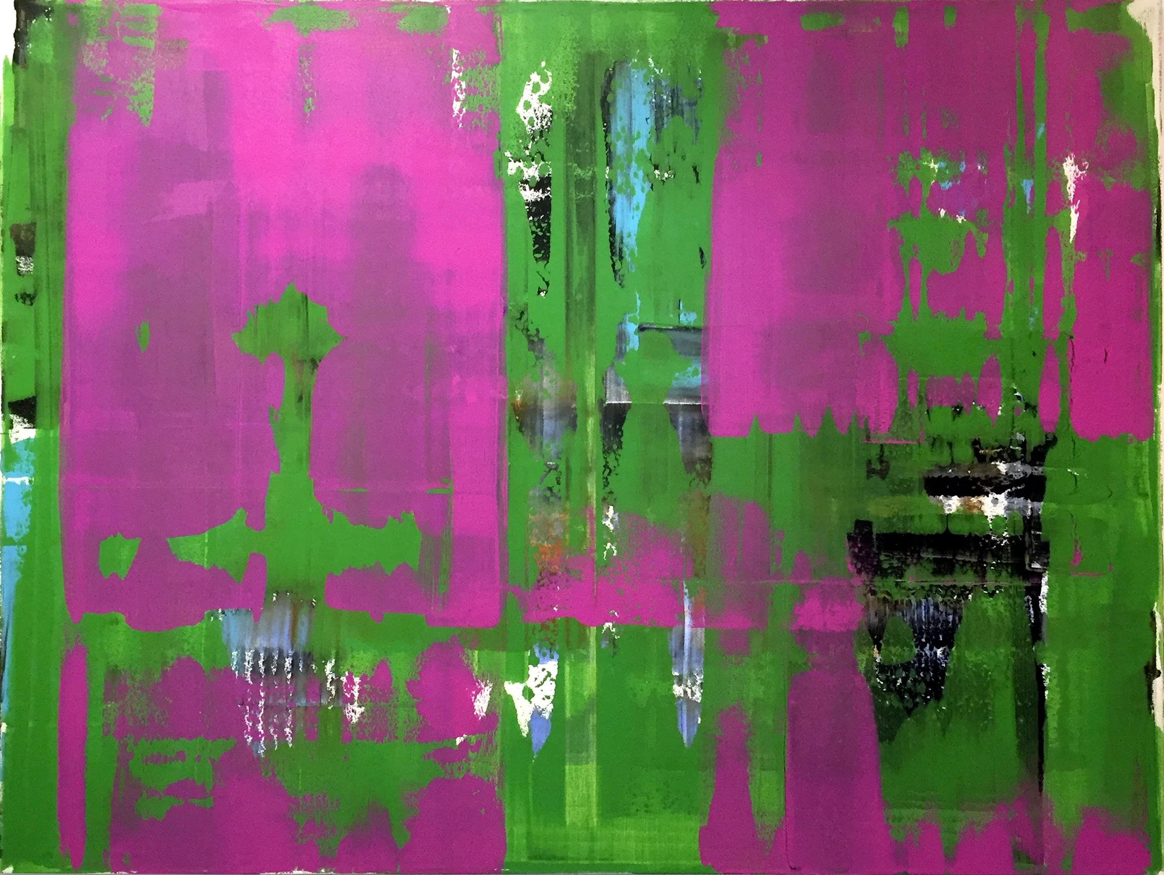 UNTITLED 1 - ACRYLIC ON CANVAS - 54 X 48