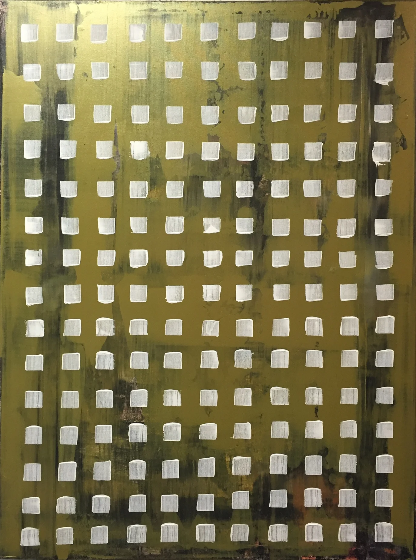 165 SQUARES - ACRYLIC ON CANVAS - 36 X 48
