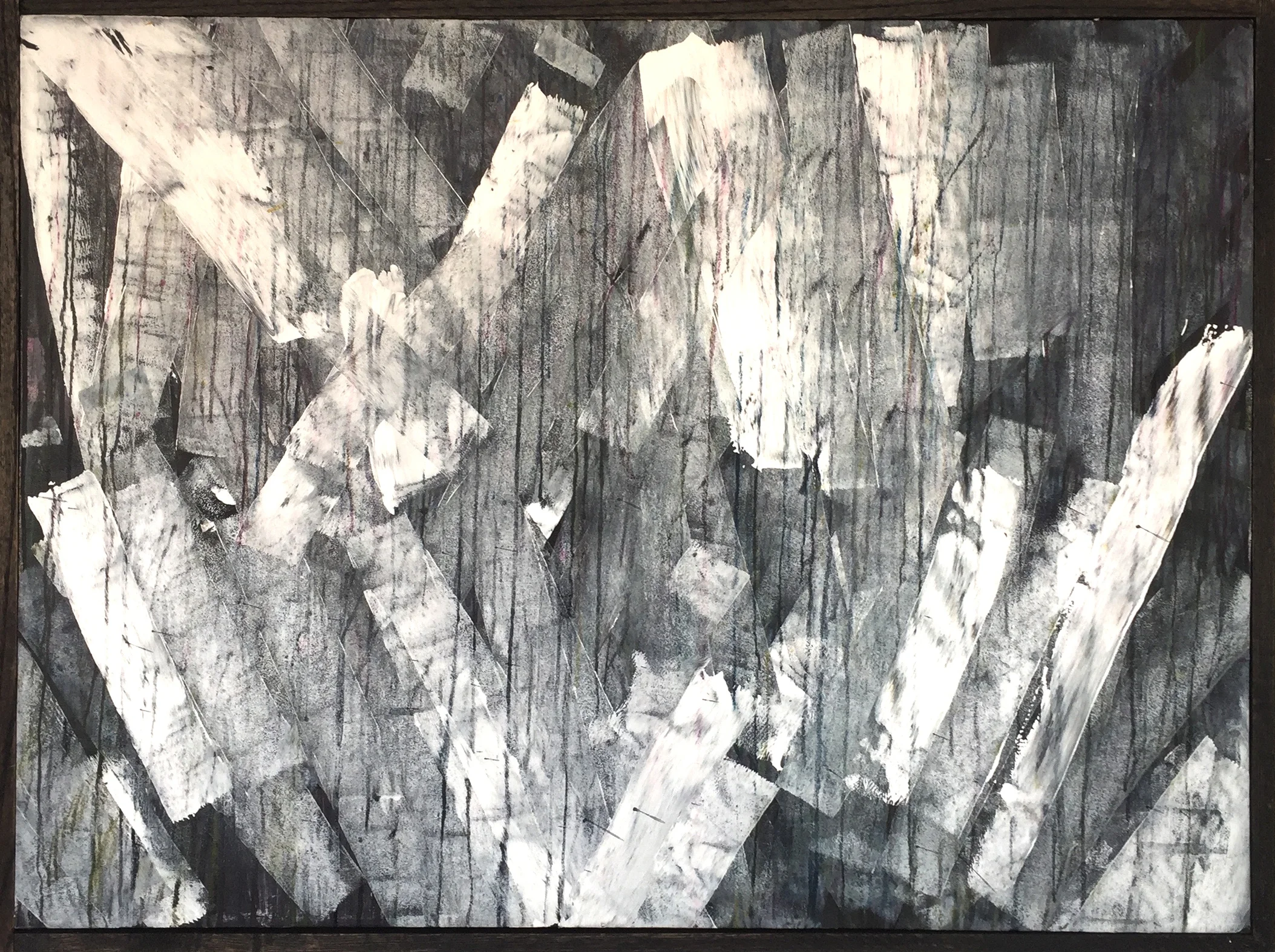 BONES - ACRYLIC AND INK ON CANVAS - 36 X 24
