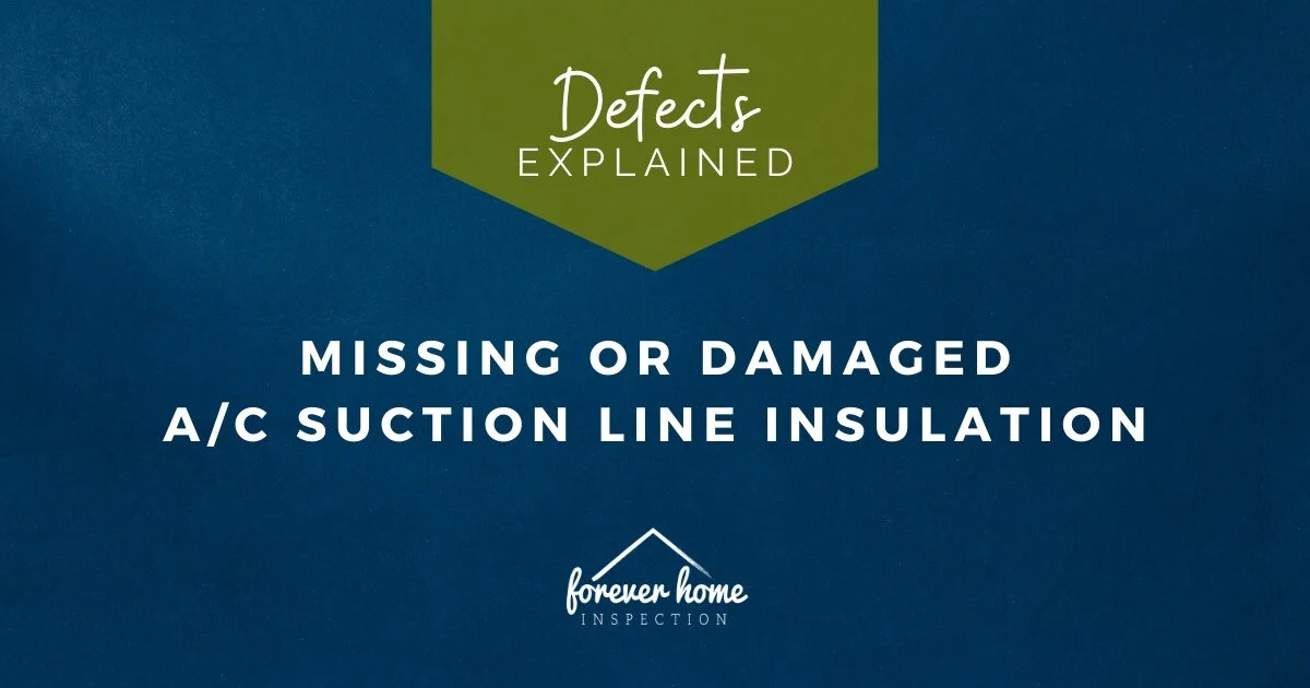 Missing or Damaged A/C Suction Line Insulation — Real Estate's #1 Choice