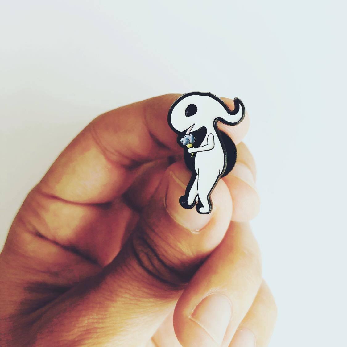 The Sneakrets Ice Cream Pin