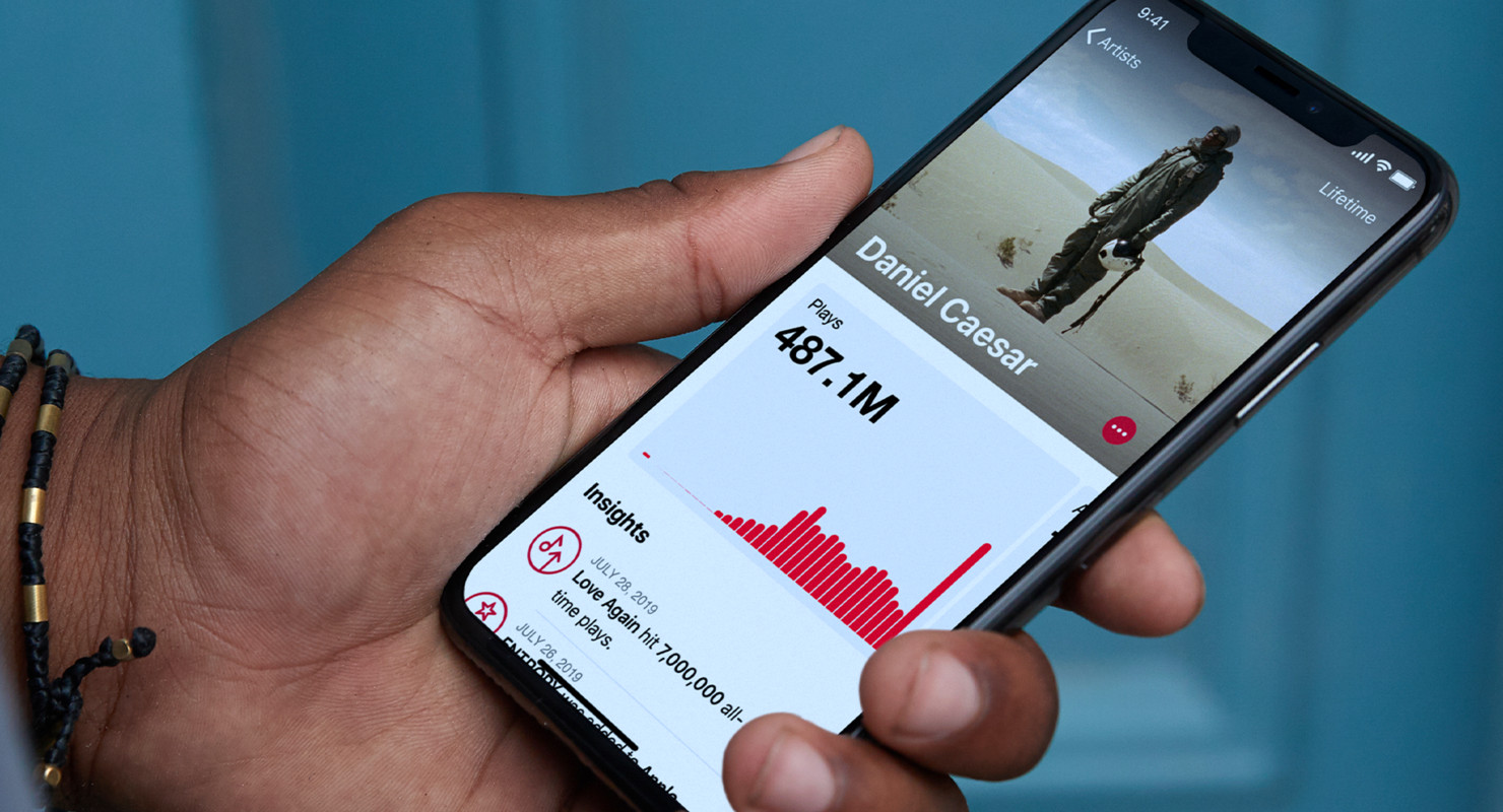 Apple Music for Artists App (pictured)