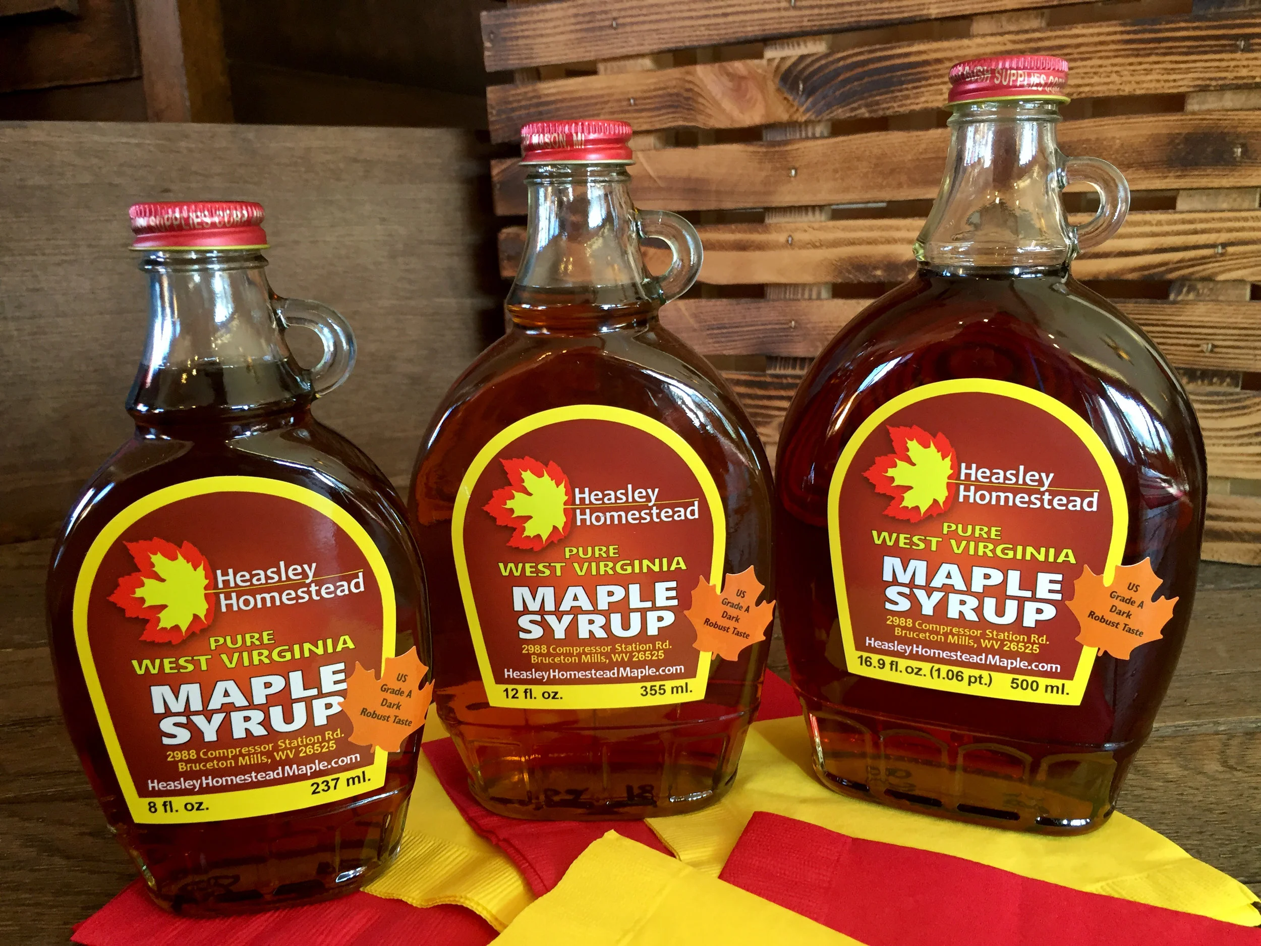 Maple Syrup, Glass Oval
