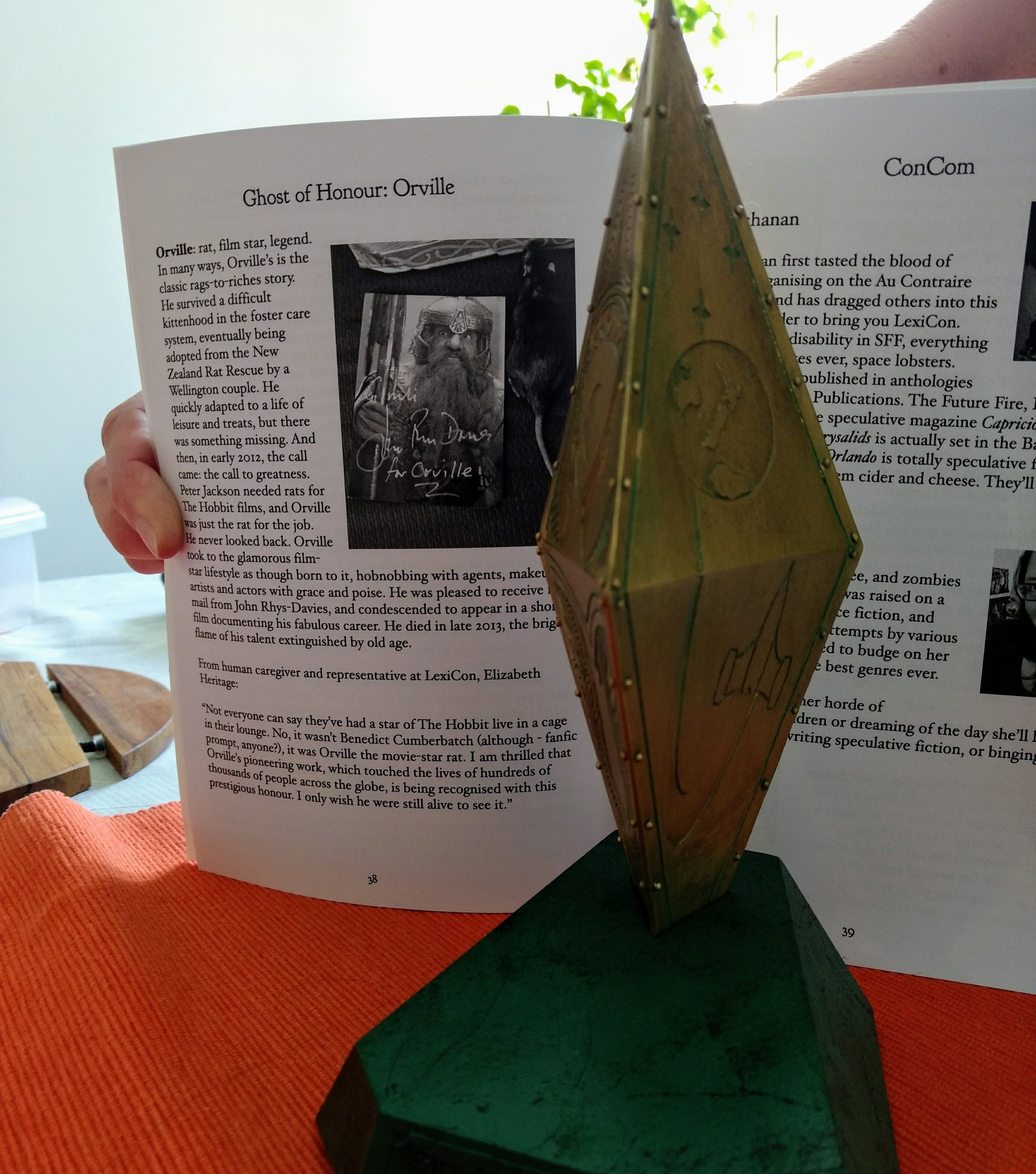 Orville's book award