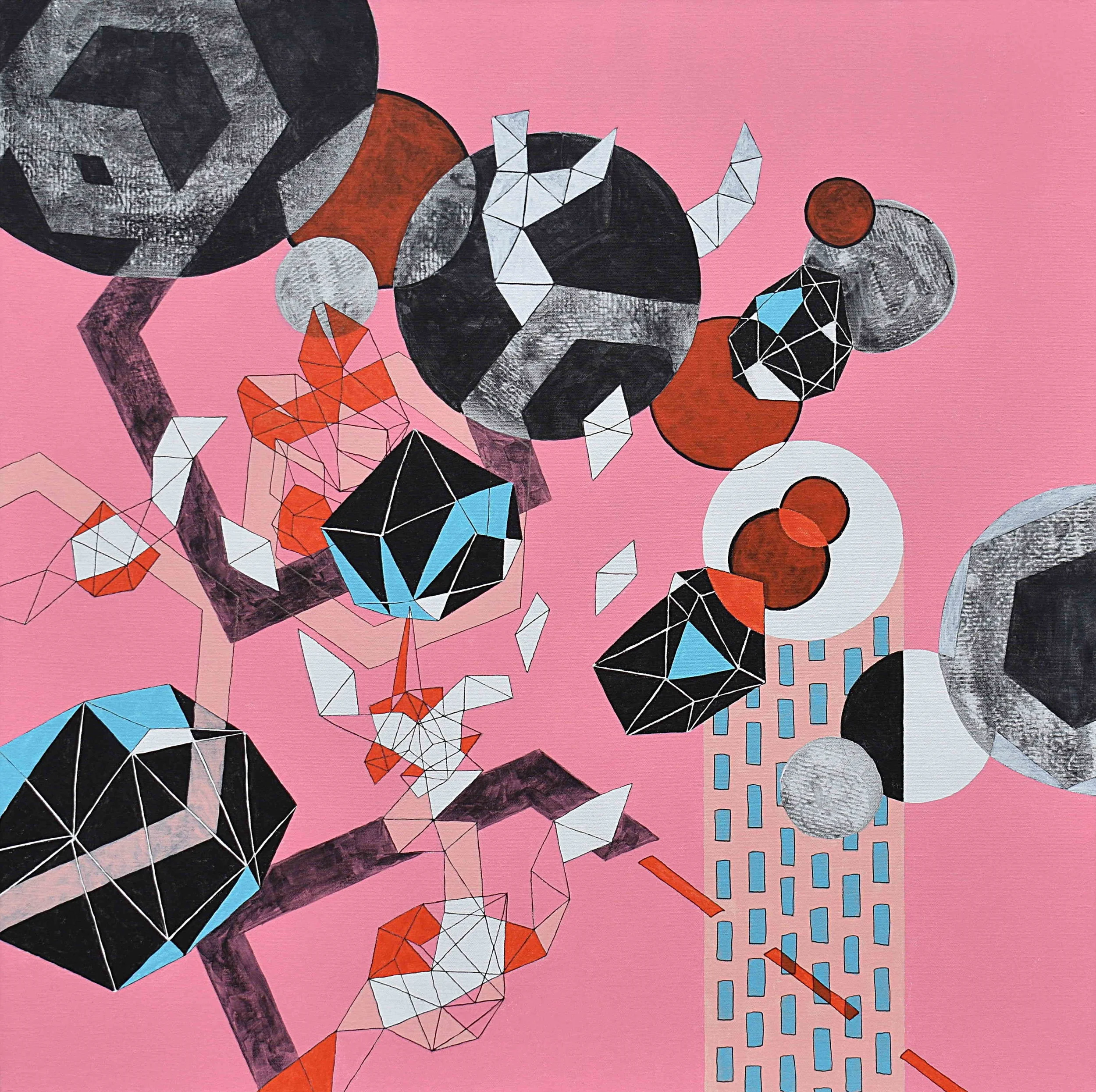 Orbs and Hexes in Pink