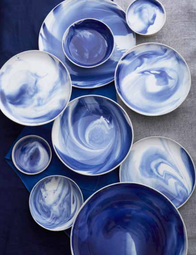 Indigo Marble Pottery