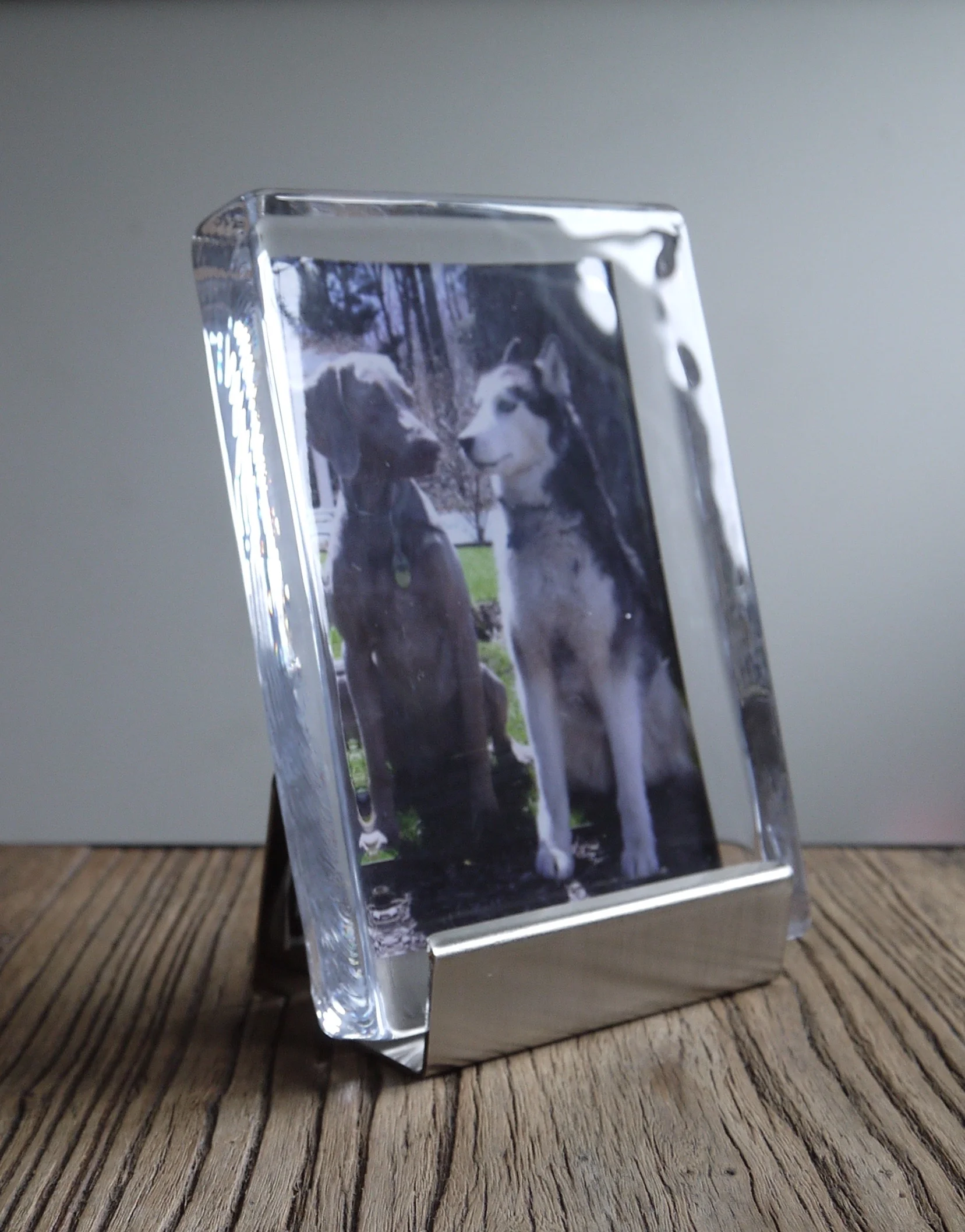 Nickel & Glass Frame