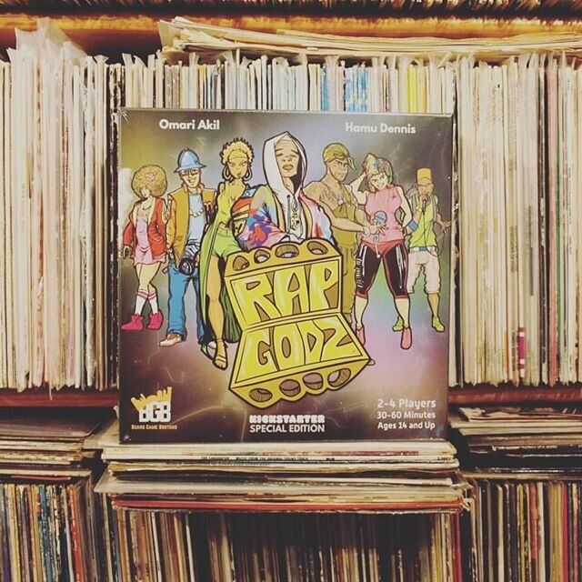 Want to support black game creators and the #blacklivesmatter movement? Buy a copy of the board game Rap Godz today. Various sources are donating a total of $100 to Black Lives Matter *for each copy sold*. Buy it from @bgbrothas 's website through Su
